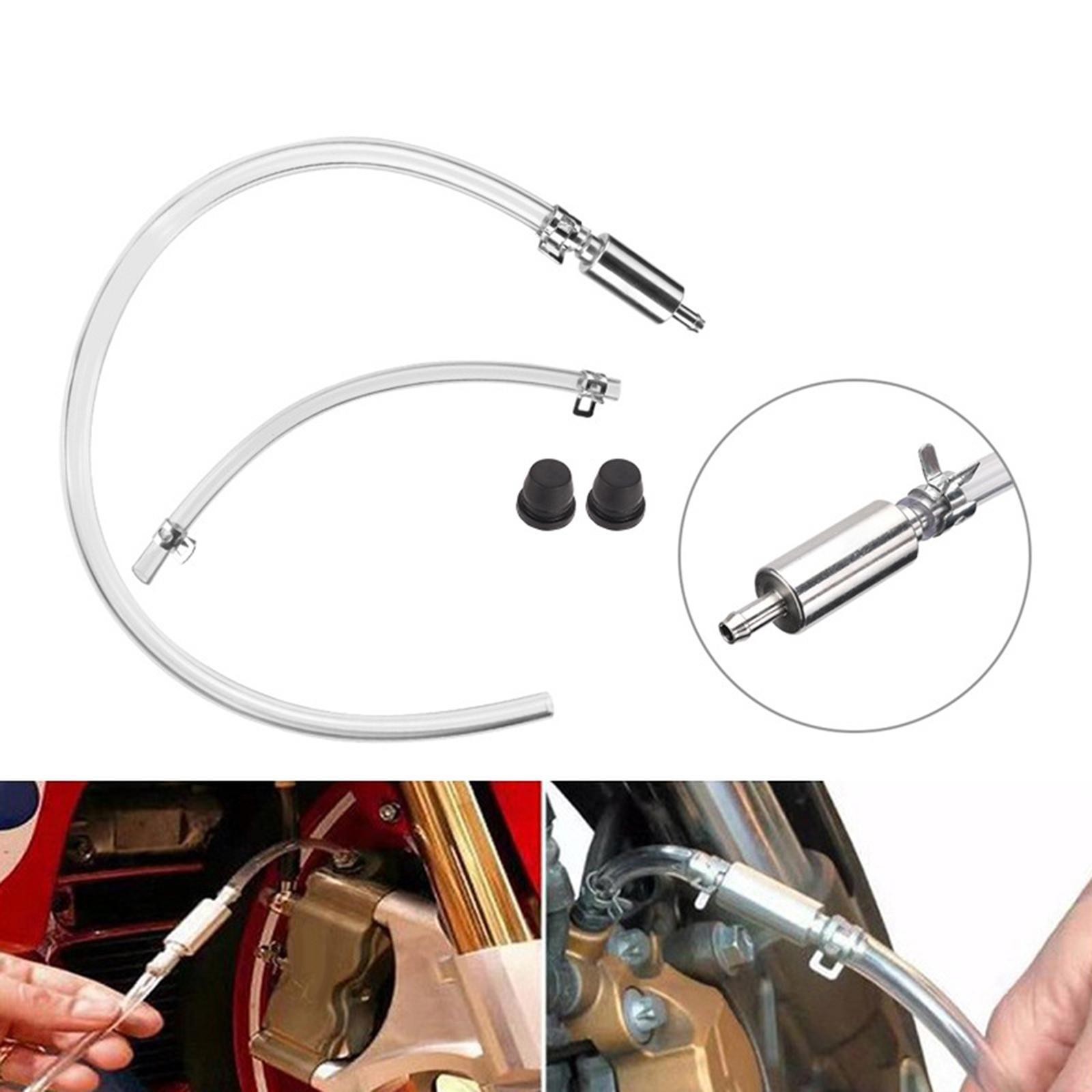 Durable Clutch Brake Bleeder Hose Valve Tube Kit Aluminum Alloy Cleaning Tools