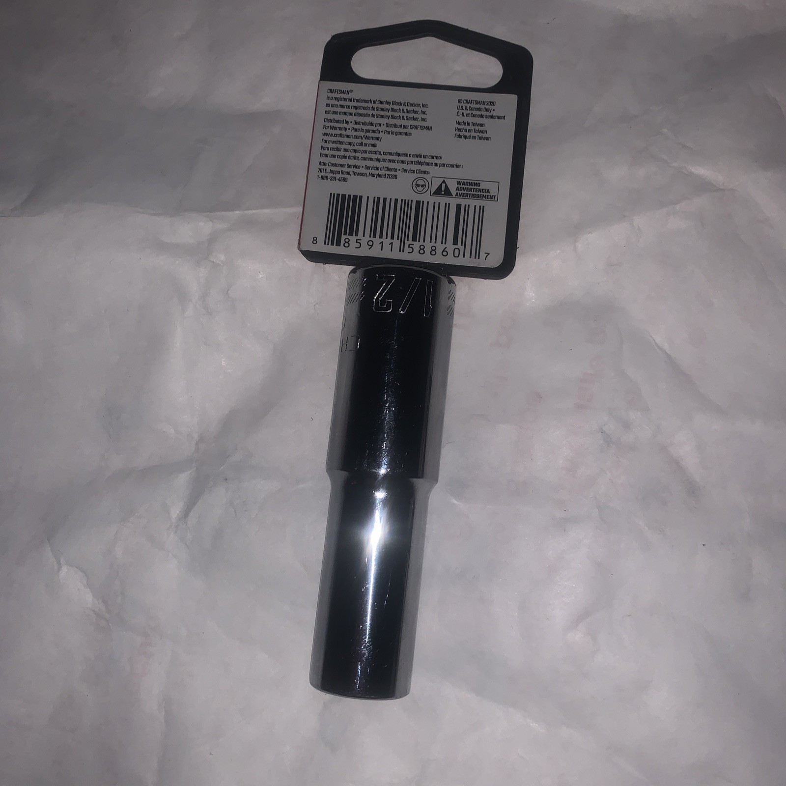 Craftsman Sockets 1/4″ Drive 6pt 11/32” , 1/2” Drive 3/8 “, 1/2” & 7/8 “ 12pt