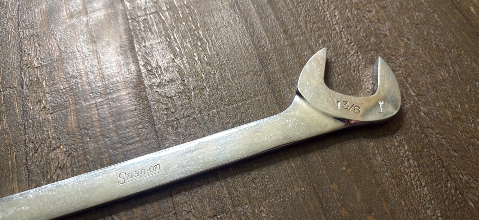 Snap on 1-3/8” angle wrench VS44 in really great shape has “N” engrave both side
