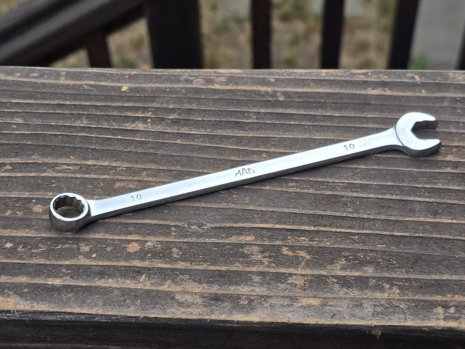 MAC Tools USA 12 point 10mm Metric Long Combination Wrench Model M10 CL