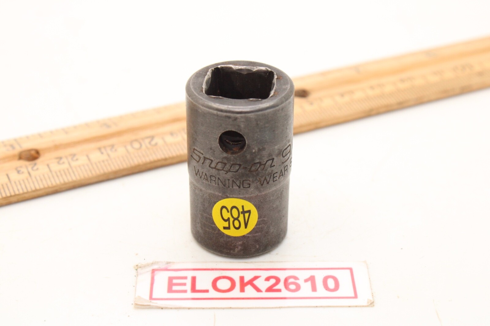 Snap-on IML180 9/16″ 1/2″ Drive 6 Point SAE Black Oxide Impact Socket USA