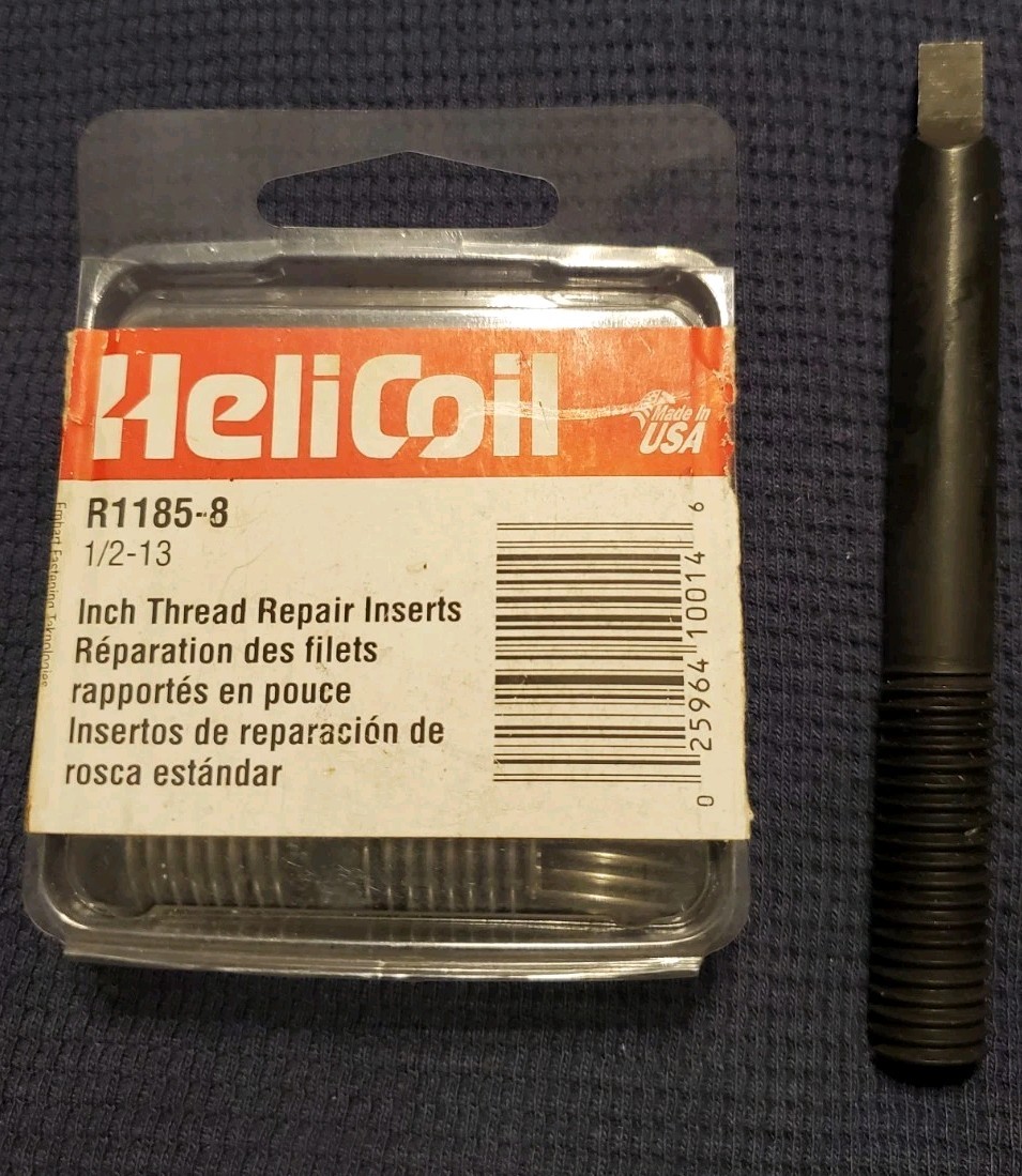 HELICOIL R1185-8 INCH 1/2-13 THREAD REPAIR INSERTS 11ct With Insert Tool