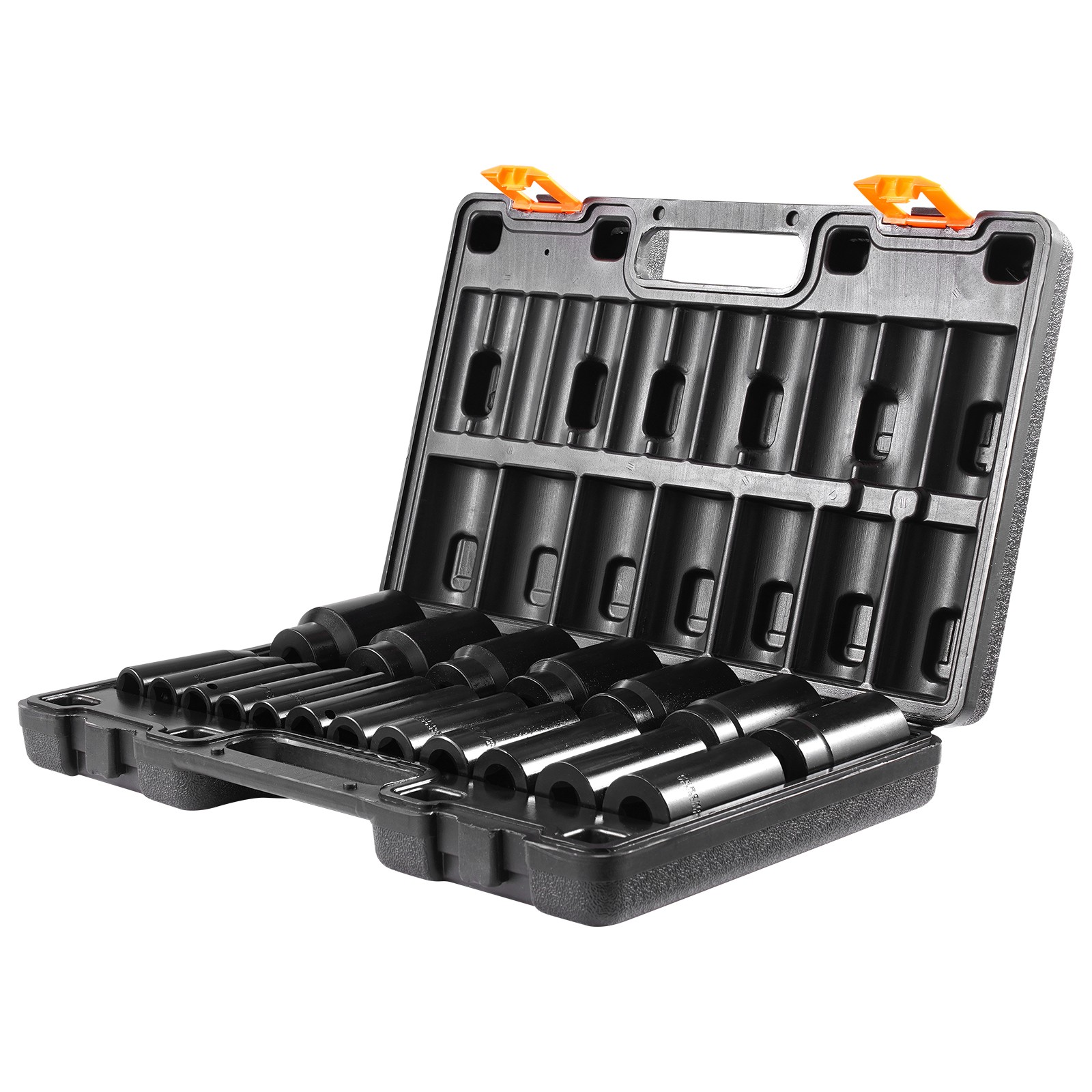 VEVOR 19 Pcs Impact Socket Set 1/2 Inch Drive 3/8 inch to 1-1/2 inch Deep Length