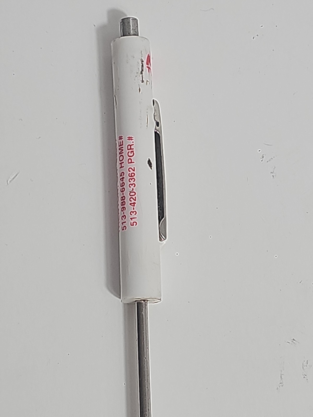 MAC TOOLS Advertising White Alexander Flat Pocket Magnetic Screwdriver – 5-1/2”