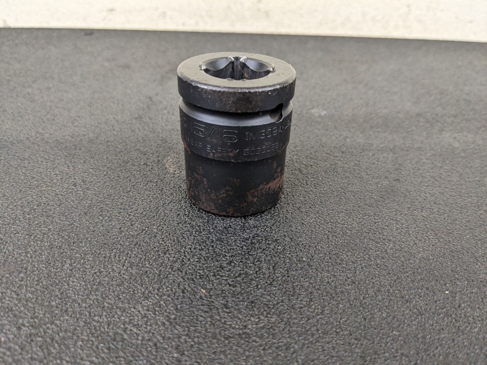 #bo976 Snap On Tools IM302A 15/16″ SAE Impact Socket 3/4″ Drive 6 Point USA