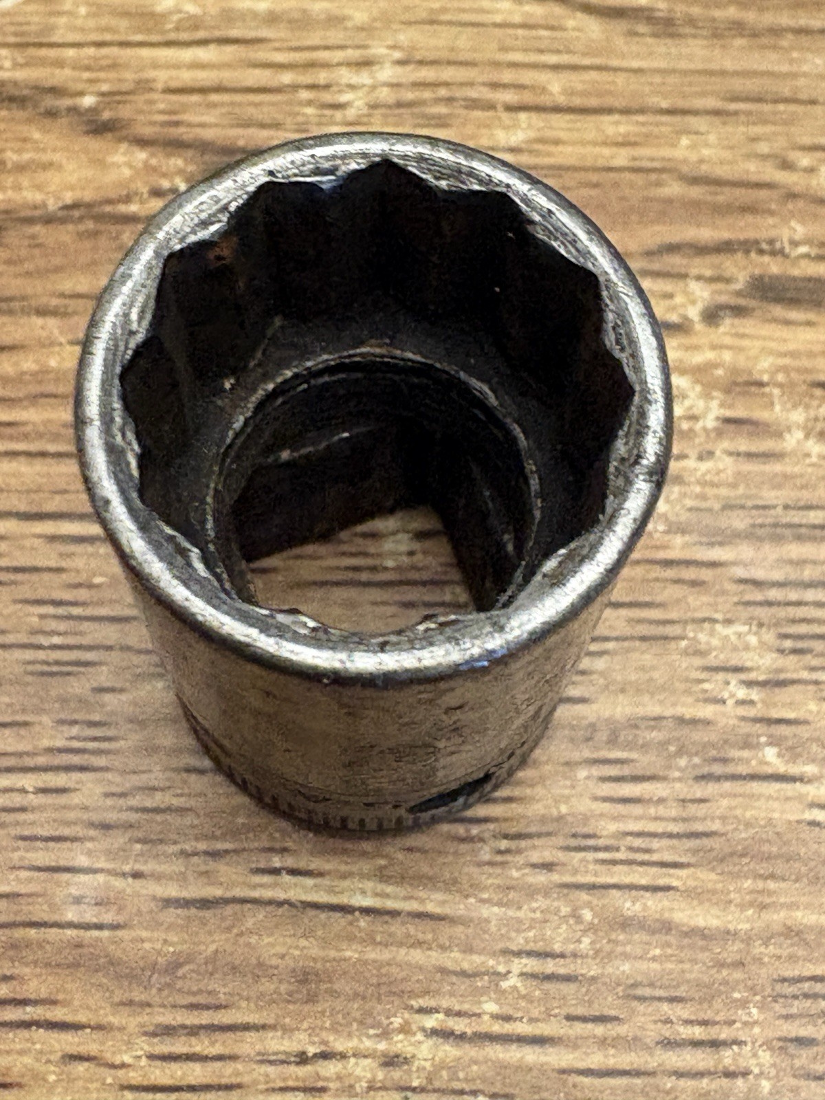 70 Year Old 1945 Snap On Vintage SW221 1/2 In Drive Socket 11/16 In