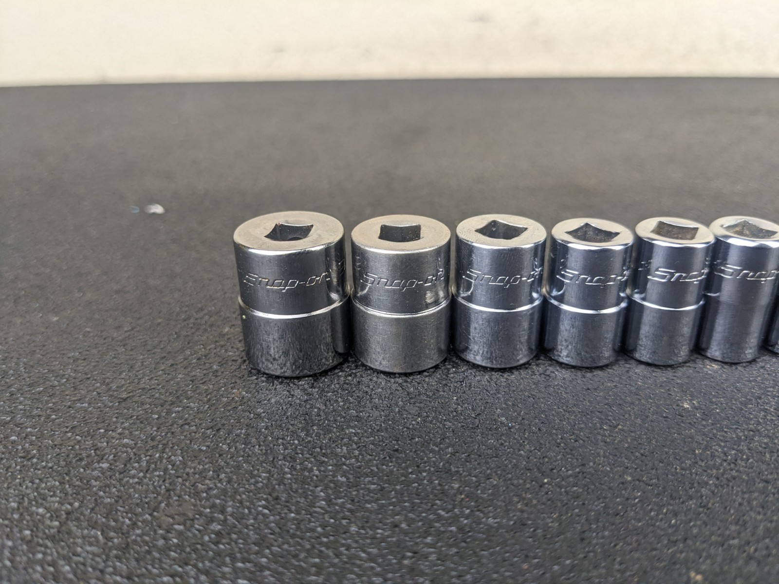 #bp484 Snap-on Tools 110TMDY USA 10pc 1/4″ Drive SAE Shallow 12pt Socket Set