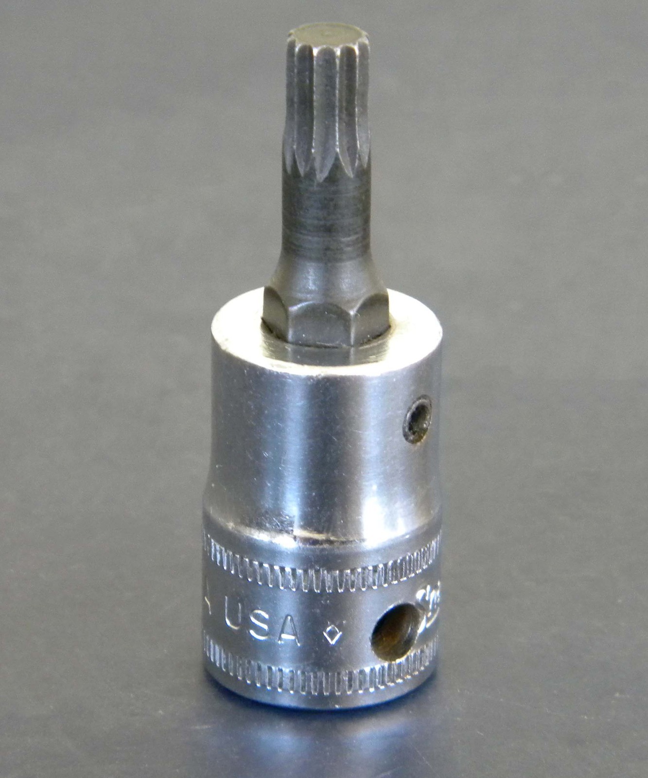 Vintage Snap-on FTSM6A 3/8″ DR 6mm Metric Triple Square Bit Socket, USA