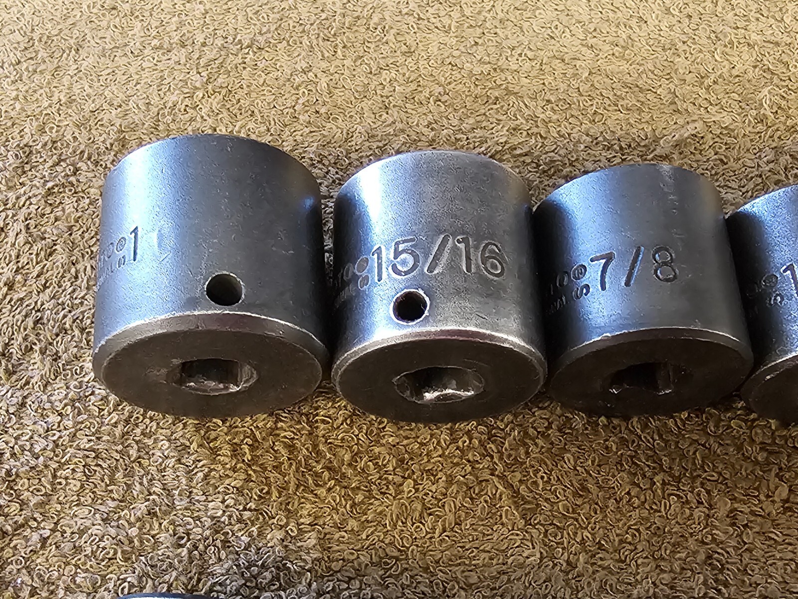 12 Proto Professional Impact Socket Set 3/8″ Drive Sae 1″ 7/8 3/4 5/8 1/2 5/16