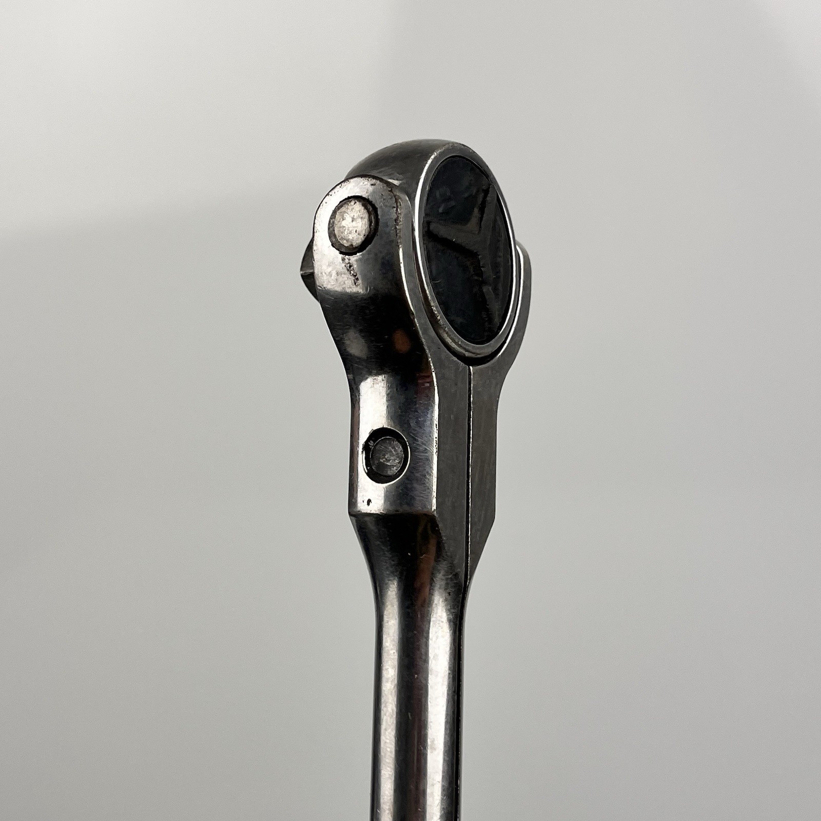 Snap On Tools 3/8″ Drive Swivel Head Roto Ratchet F747A Black Hard Handle