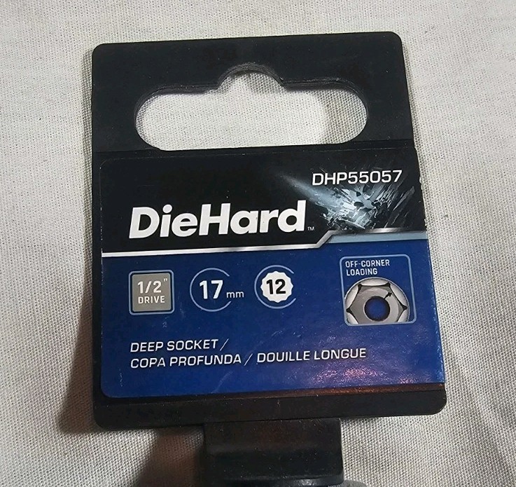 DieHard 1/2″ Drive 12-Point Deep Socket 17mm – Die Hard Item #DHP55057