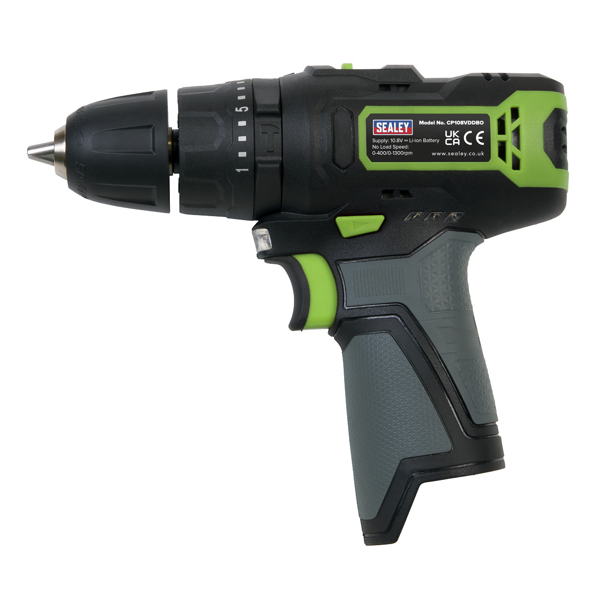 Sealey CP108VDDBO Cordless Hammer Drill/Driver 10mm 10.8V – Body Only