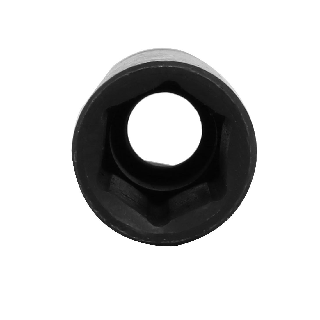 1/2-inch Square Hole 16mm Inner Hex CR-V Steel Black Impact Socket