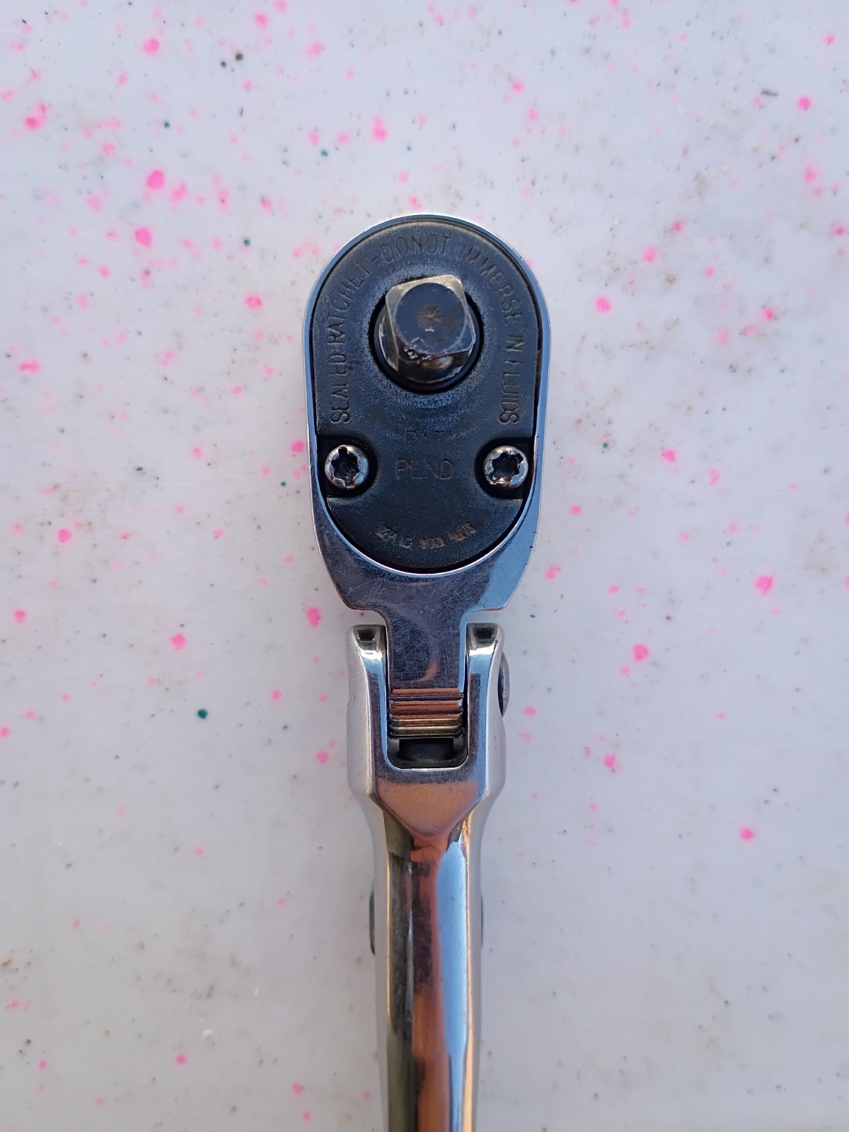 Snap-On TX72 1/4″ Ratchet + 1/4″ Breaker Bar + 8mm & 6mm Deep Sockets Included