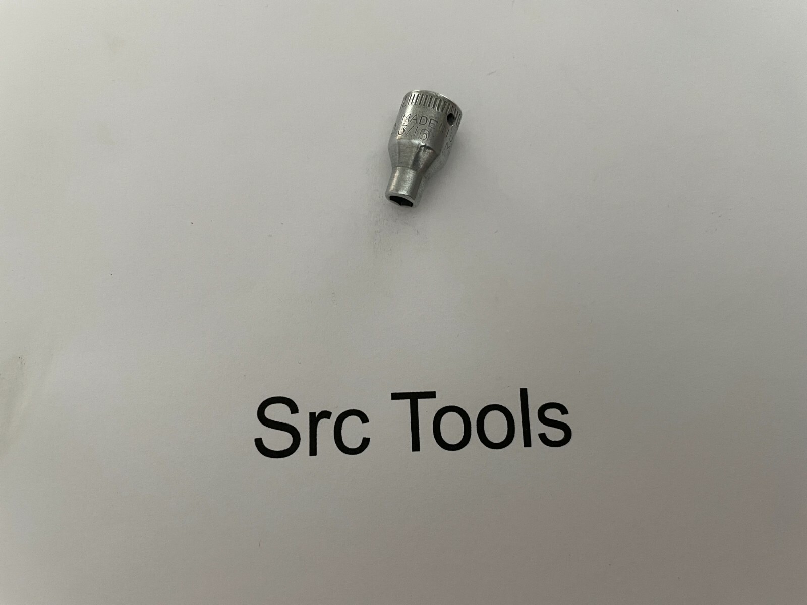 *RARE 1944* Snap-On Tools USA 9/32″ Drive 3/16″ SAE 6pt Midget Chrome Socket M-6