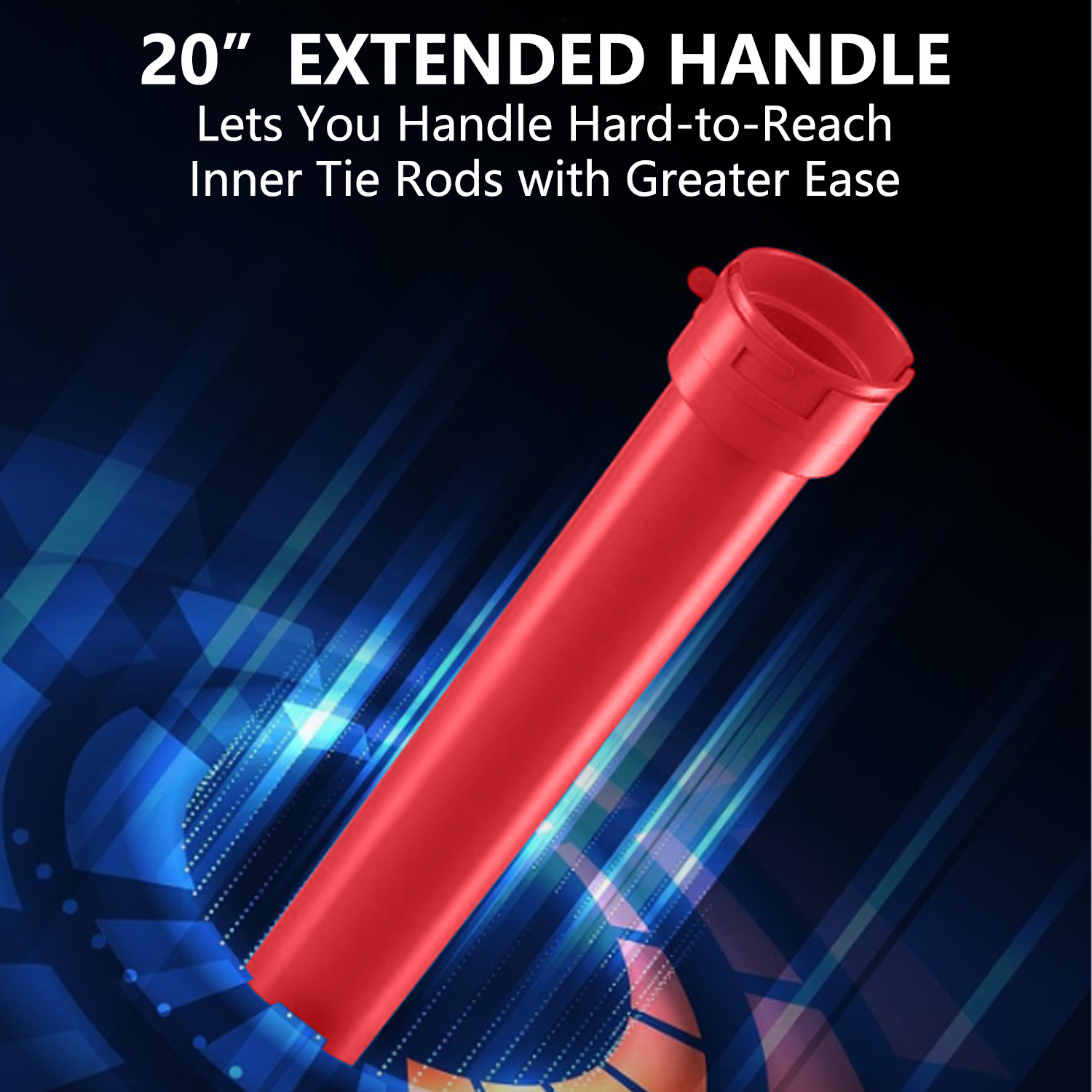 Master Inner Tie Rod Tool Set with 12 Crowfoot Adapters 1/2 Inch Drive Tube