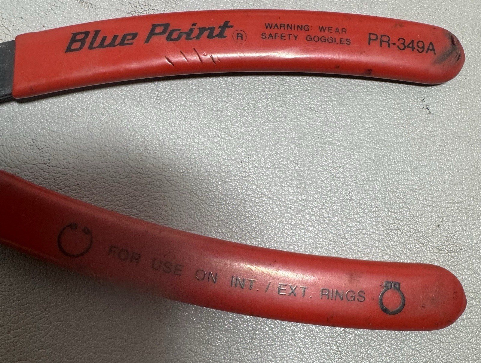 Blue-Point Snap Ring Pliers PR-349A 90° Internal External USA Mechanic Tool