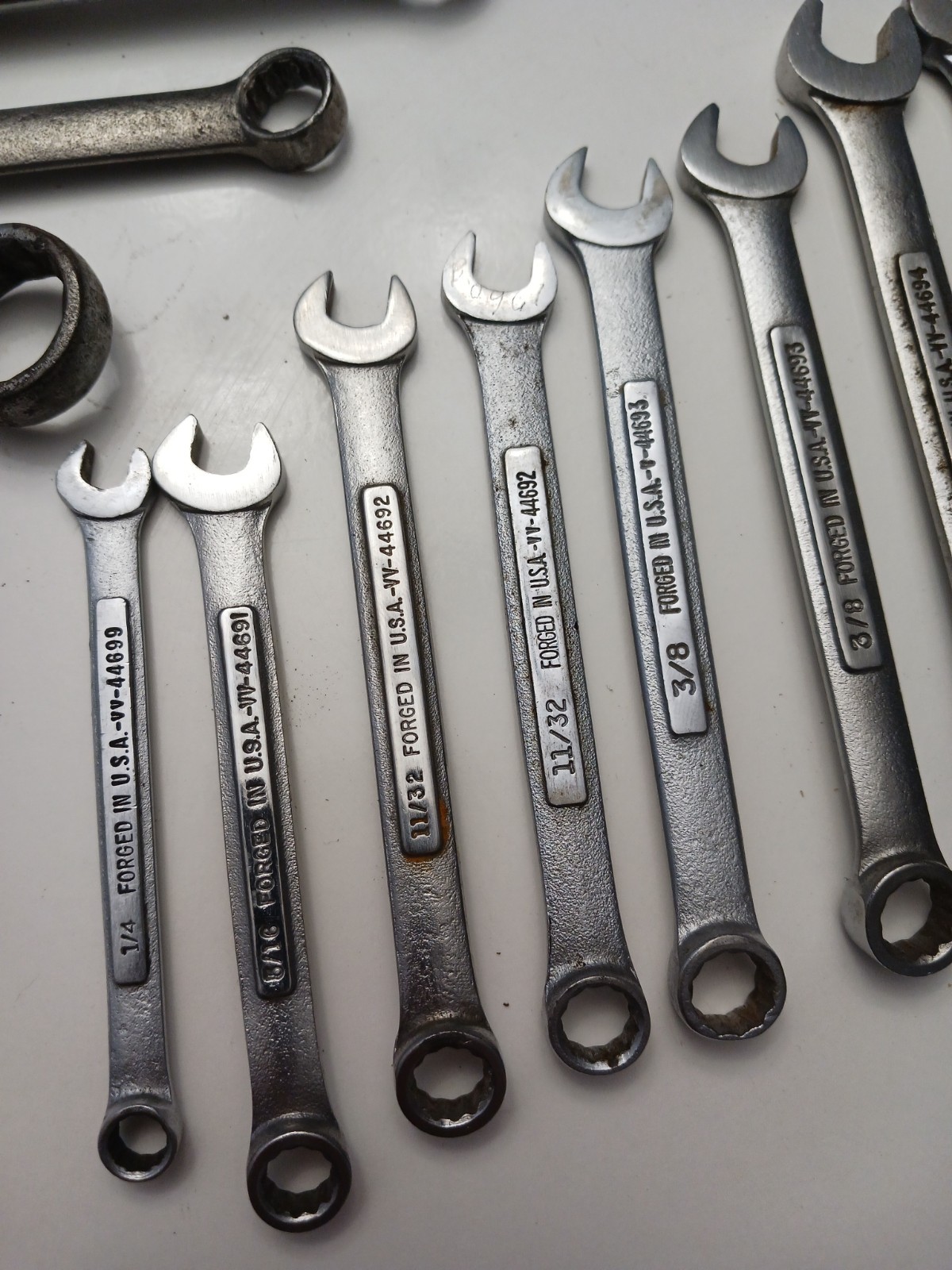 Craftsman Wrenches Sae,Metric Various Sizes Lot Of 37