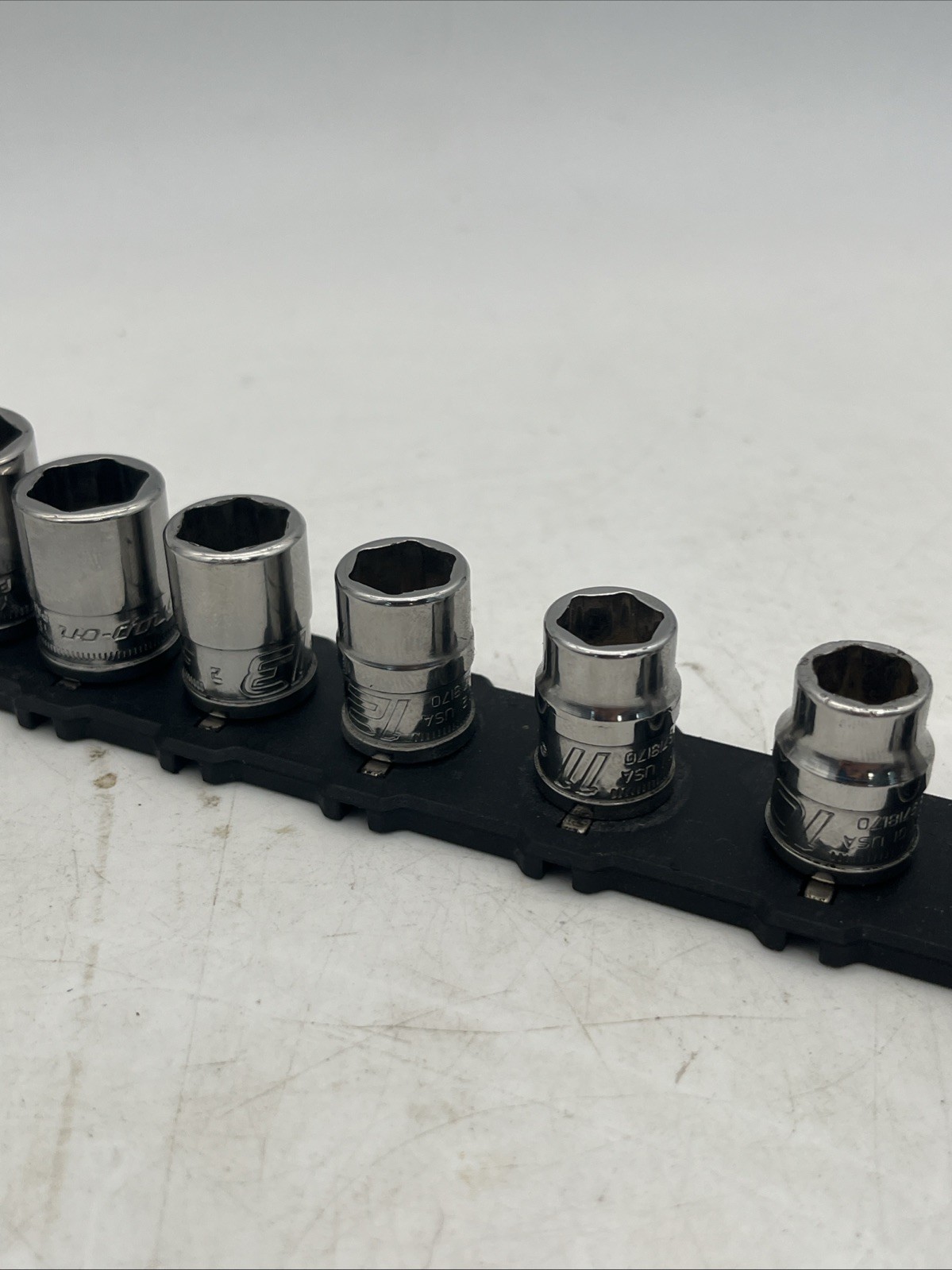 Snap-on™ Tools 214FSY 14-pc FS Flank Sockets 1/4″ ~ 1″ 6pt. 3/8″ SAE Shallow USA