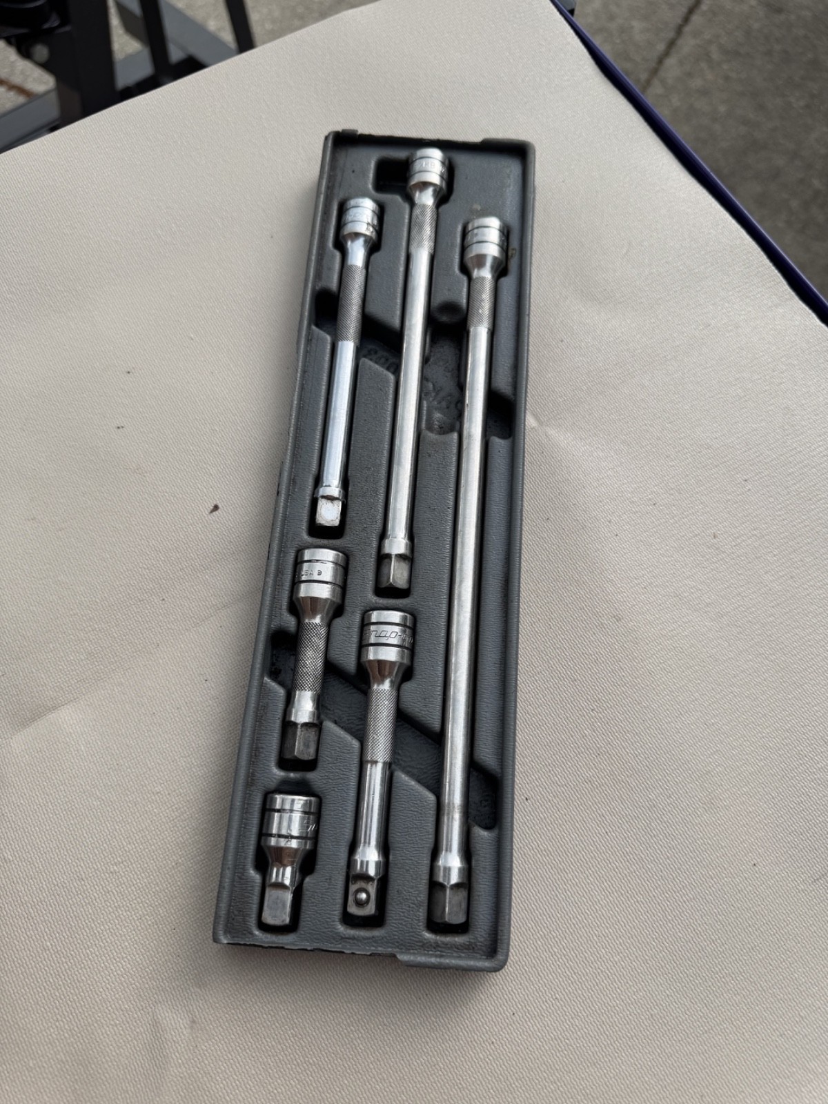 Snap On 206AFX – 6 Piece 3/8″ Drive Knurled Extension Set