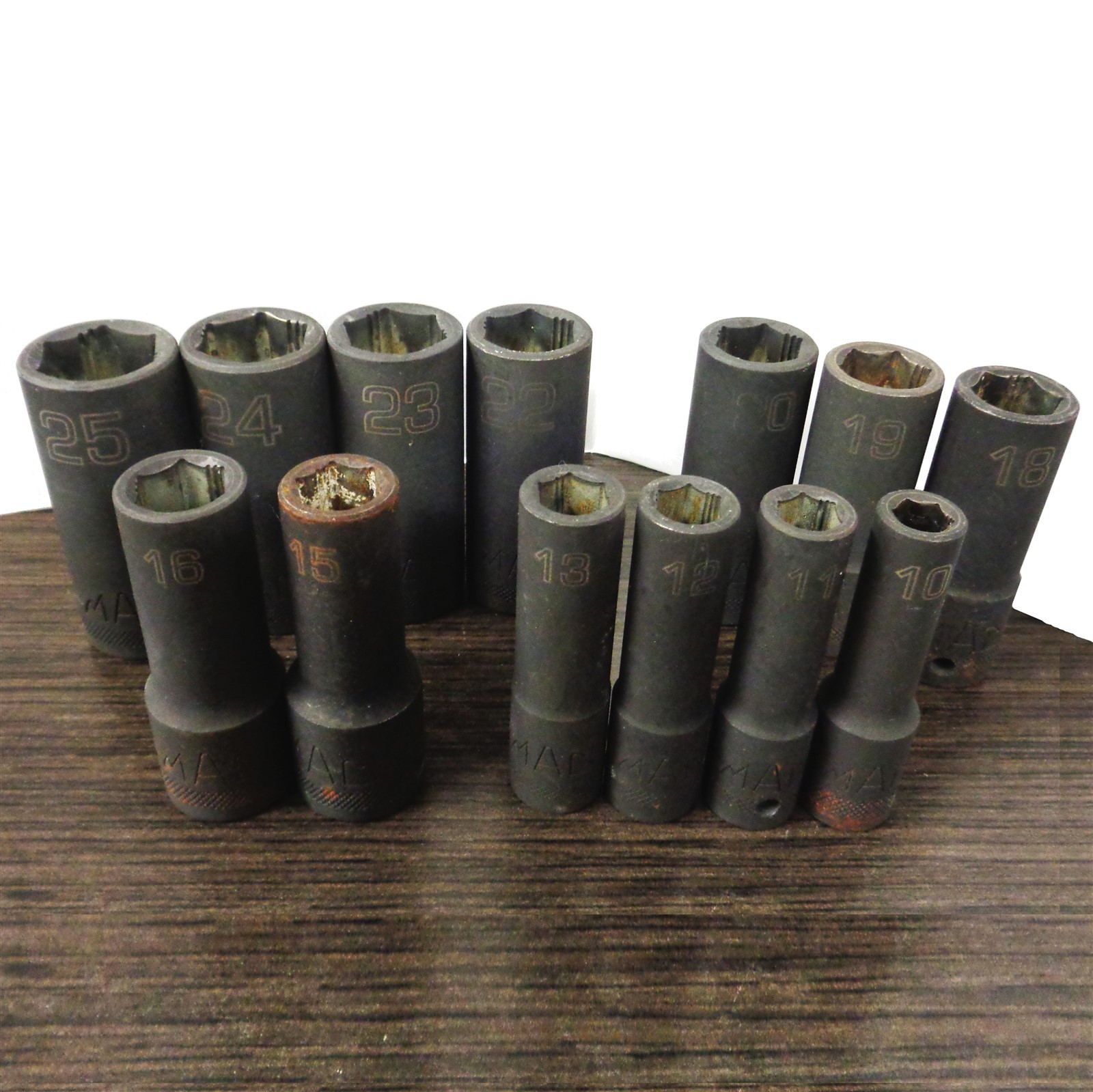 MAC Tools 13pc VDP6xxMMPT 1/2″ Drive 6 Point Metric Deep Socket Set