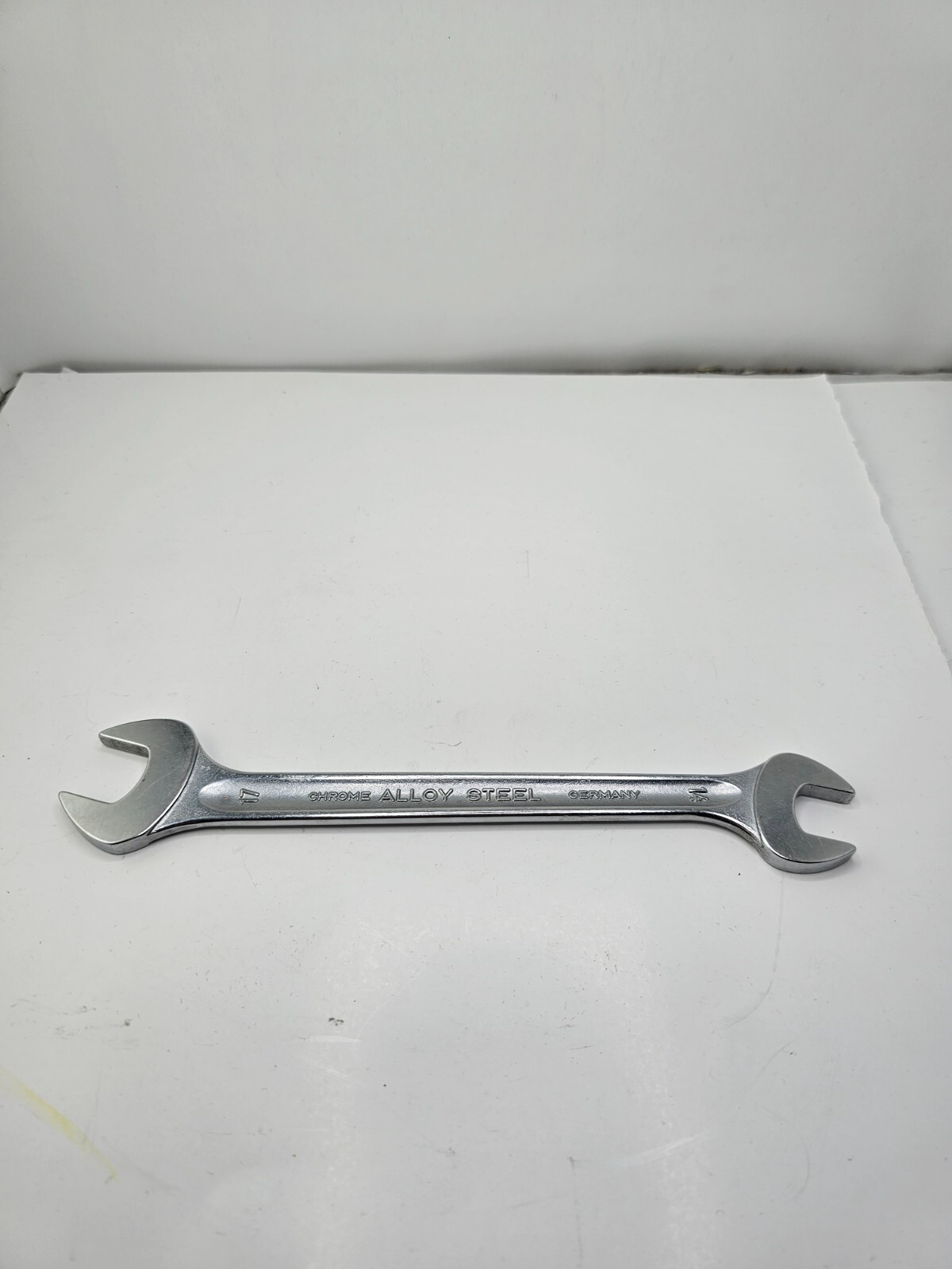 Chrome Alloy Steel Metric Double Open End Wrench Chrome Plated, 14mm x 17mm