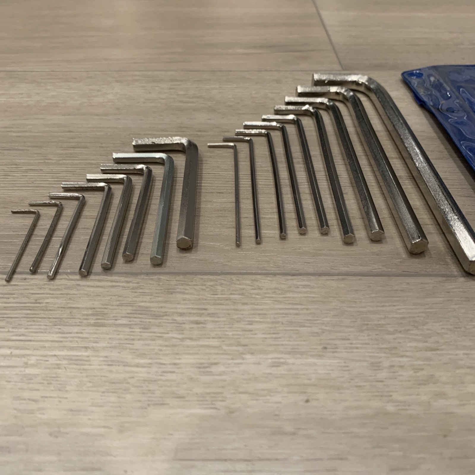 Great Neck 18 Piece Hex Key Wrench Set Made in USA Hi-Carbon Steel No. HK18 RARE