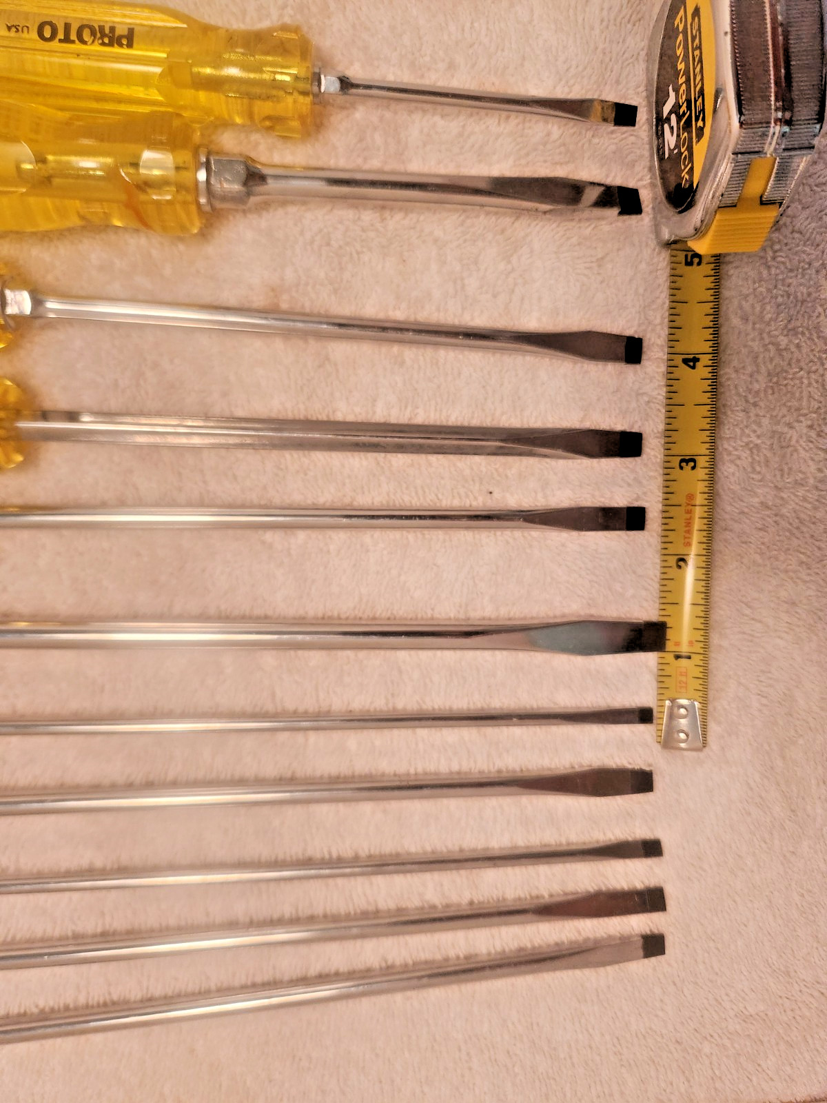 New Old Stock NOS Proto Screwdriver Set Black Tip Professional Grade Tools U.S.A