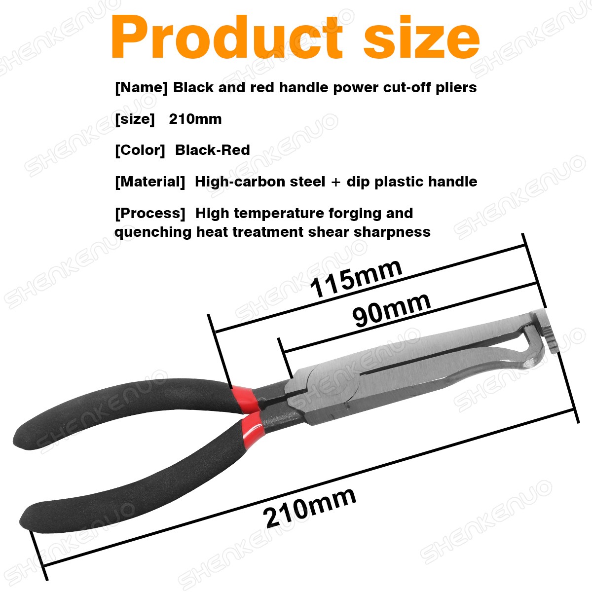 2pc Electrical Disconnect Specialty Pliers for Push Tab Style Plugs