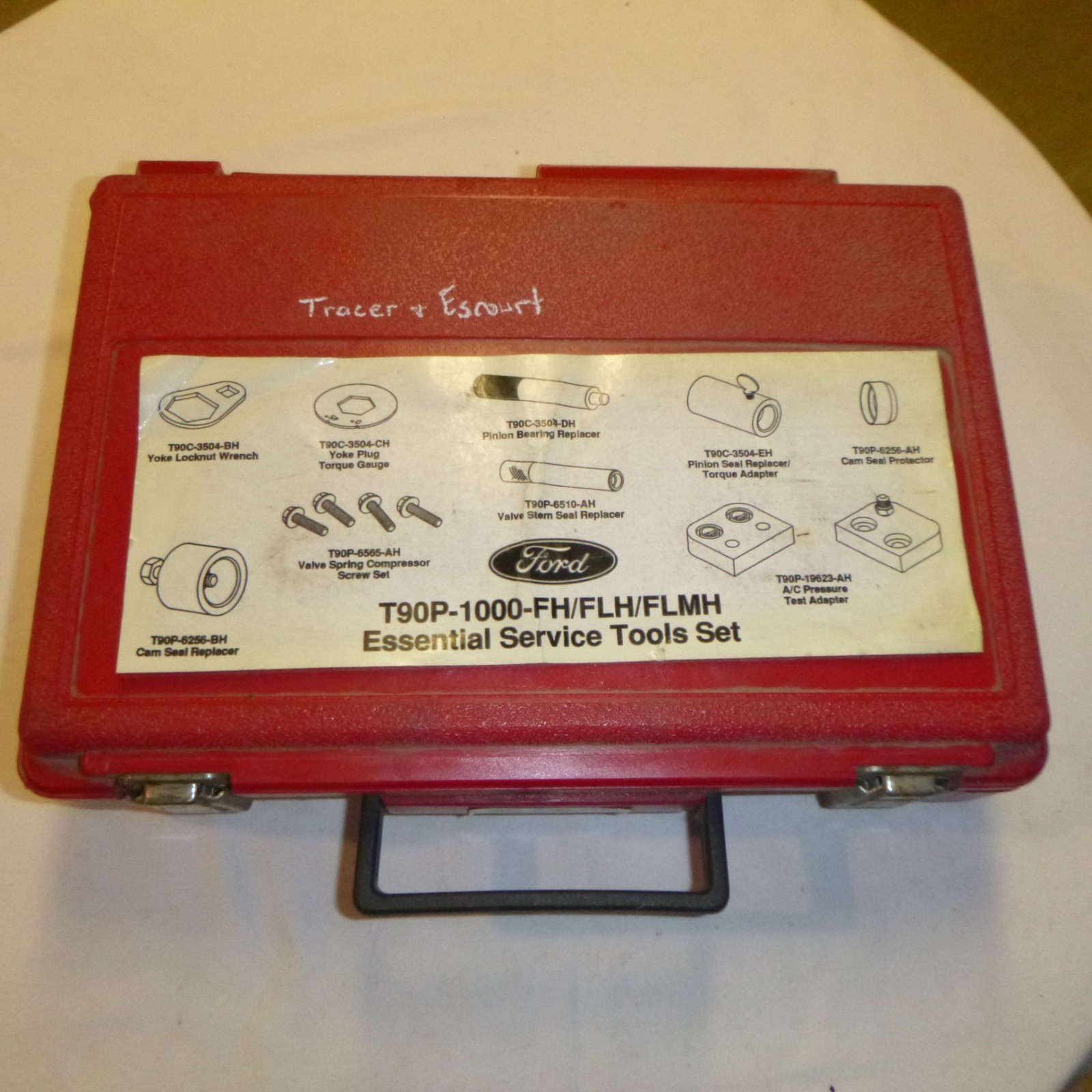 Ford T90P-1000-FH/FH/FLMH Essential Service Set W/Manual