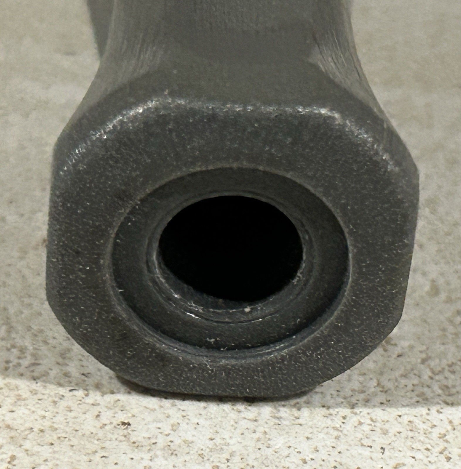 NEW RARE 1/4” Drive DARK TITANIUM Hard Grip Ratchet Handle ONLY