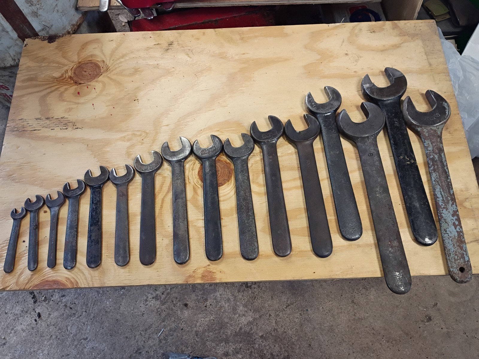 WILLIAMS ENGINEERS SERVICE W IN DIAMOND WRENCHES USA AIR HYDRAULIC 3/4 7/8 5/8