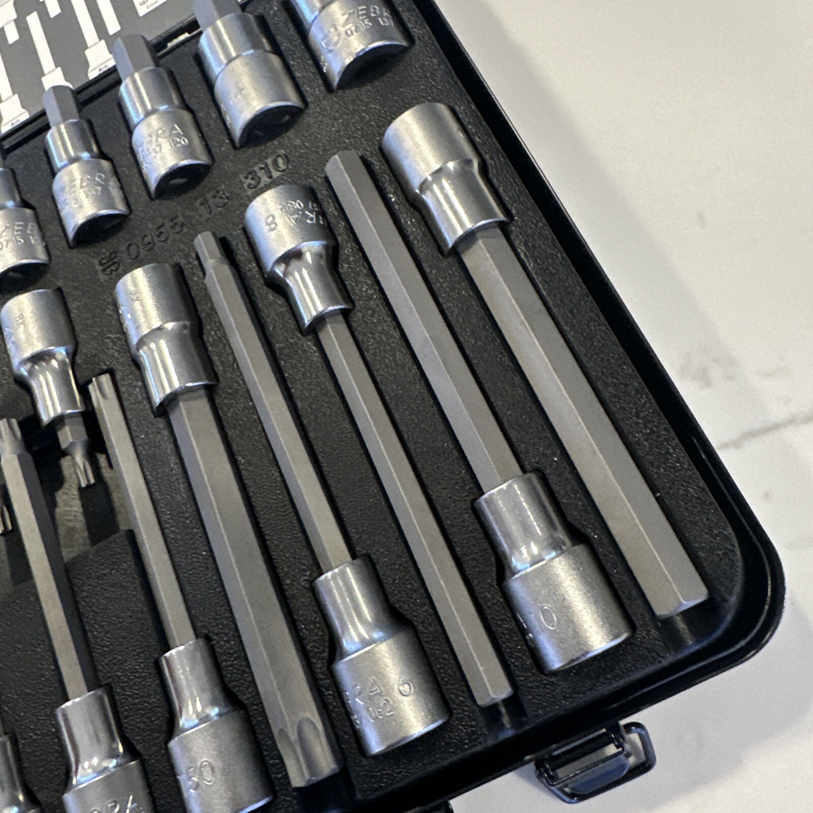 Wurth ZEBRA 1/2 Inch Torx, Multi-Point (12-Pt), & Allen Socket Set 31 Pc W/ Case