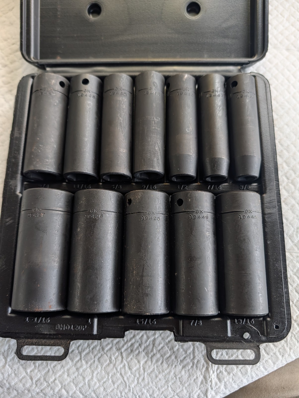 Craftsman USA 1/2″ Drive 12pc Deepwell Impact Socket Set(3/8″-1 1/16″)919440