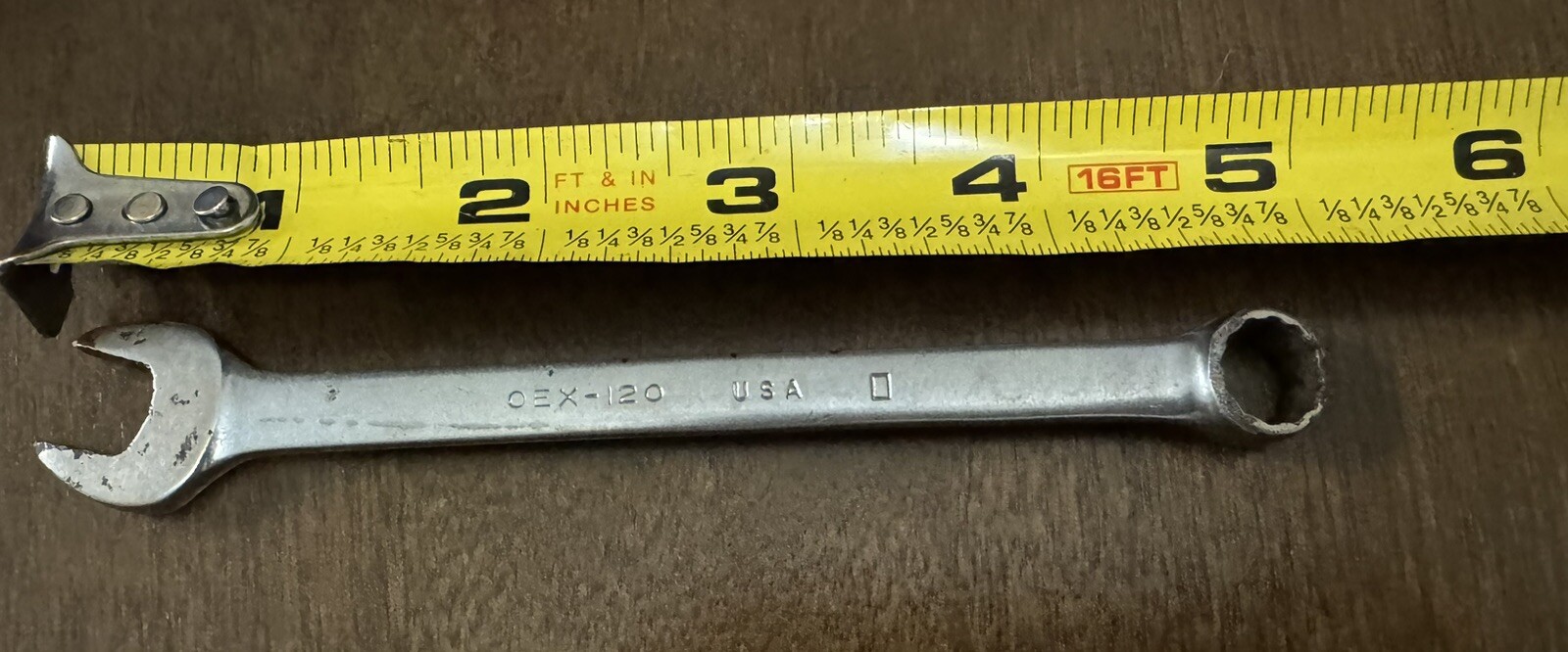 Snap On 3/8” SAE Short Combination Wrench 12 Point OEX120 OEX-120