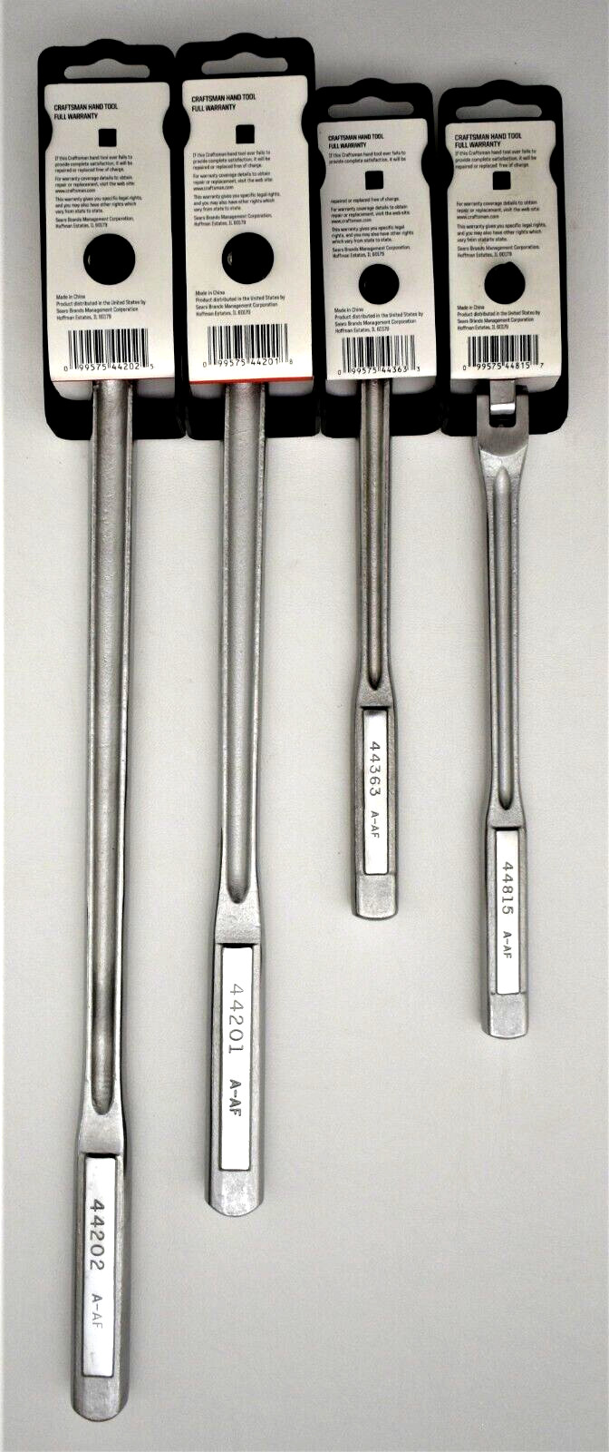 CRAFTSMAN 10-15-18 FLEX HANDLE 3/8-1/2 Dr BREAKER 44202 44201 4363 44815 Ratchet