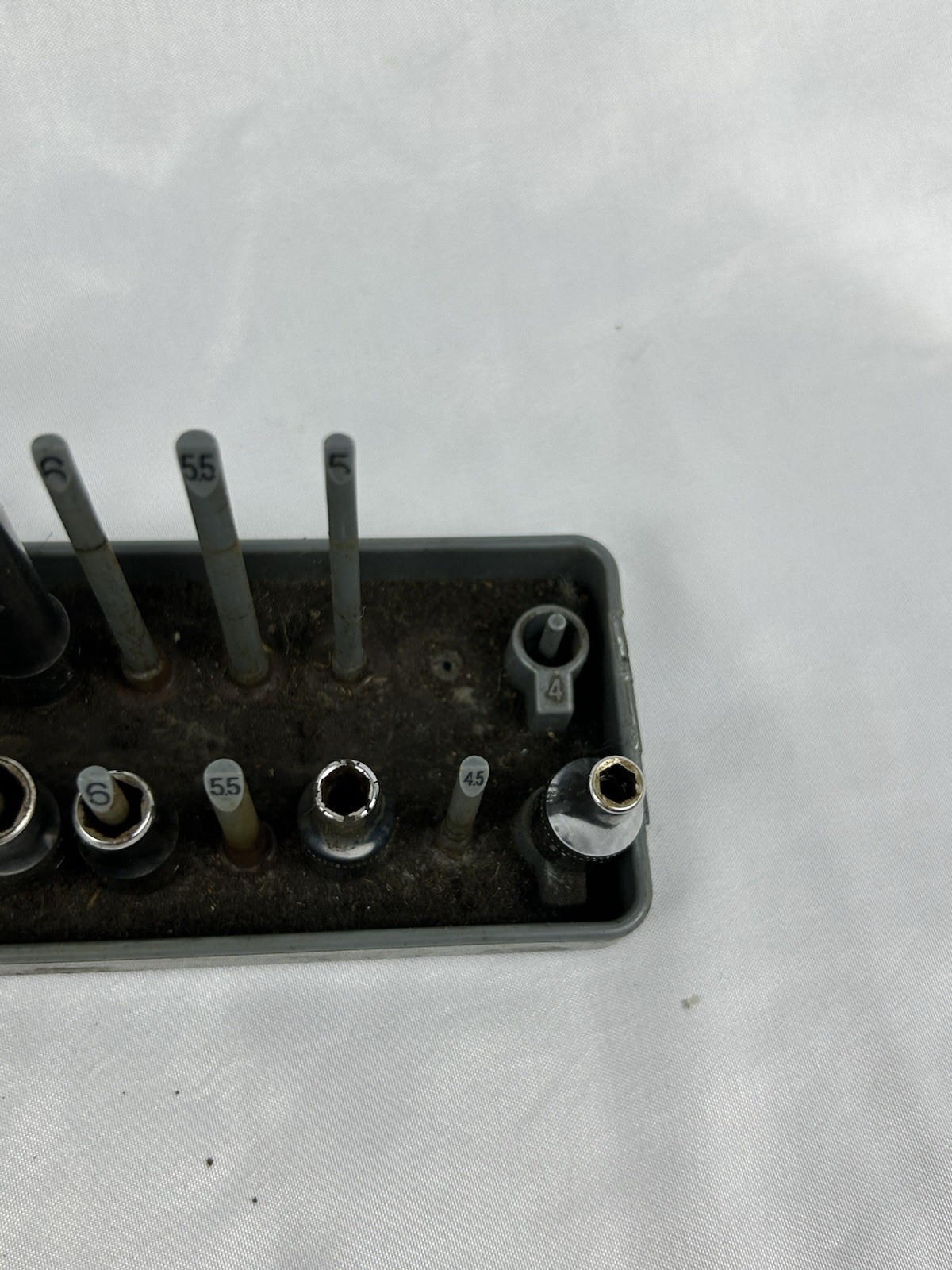 Snap-on 15pc 1/4″dr 6-point METRIC Shallow Deep Socket Set 112TMMY 112STMMY