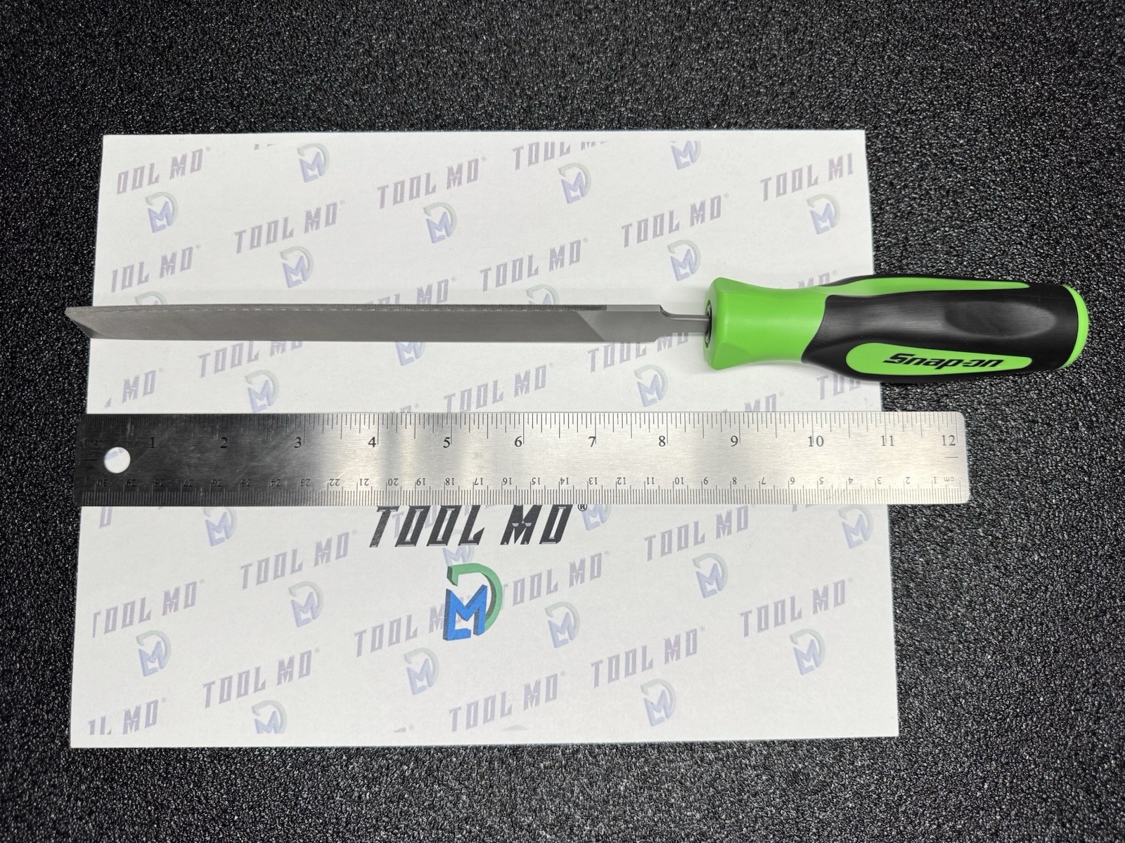 Snap-on Tools NEW GREEN Soft Grip Flat 8” Length Blade Mill File SGHF615B 8MA