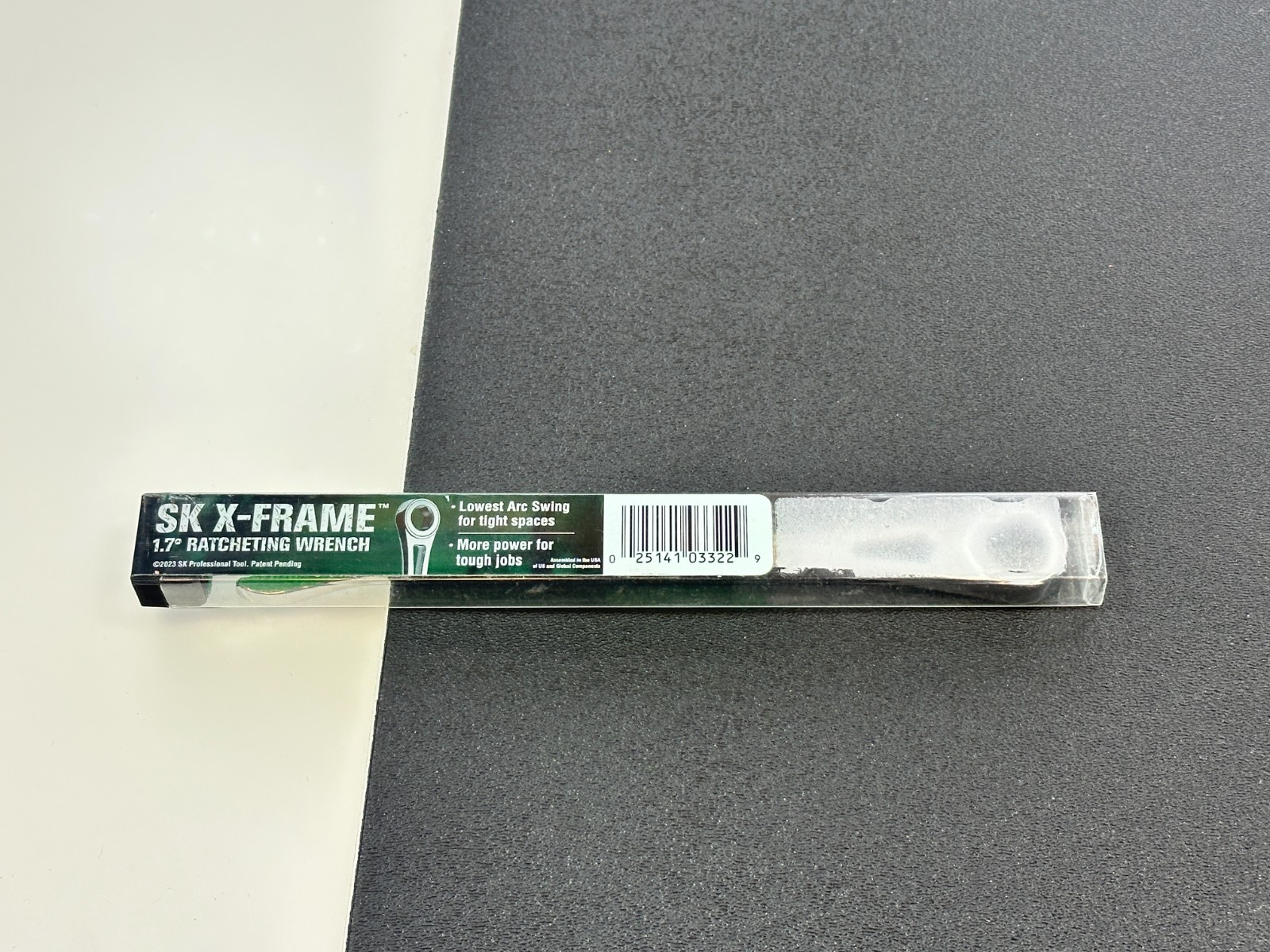 NEW SK Tools USA 80002 Metric 9mm X-Frame Ratcheting Combination Wrench (NOS)