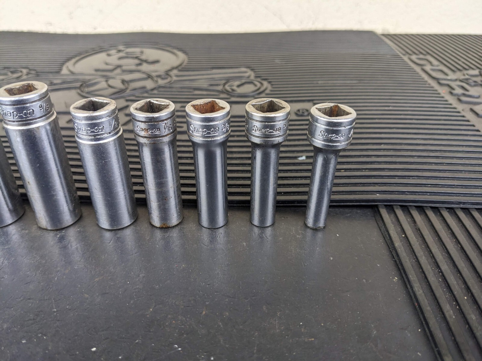 #am154 Snap on Tools 211SFSY 3/8″ Drive Deep Chrome Socket Set Socket Set