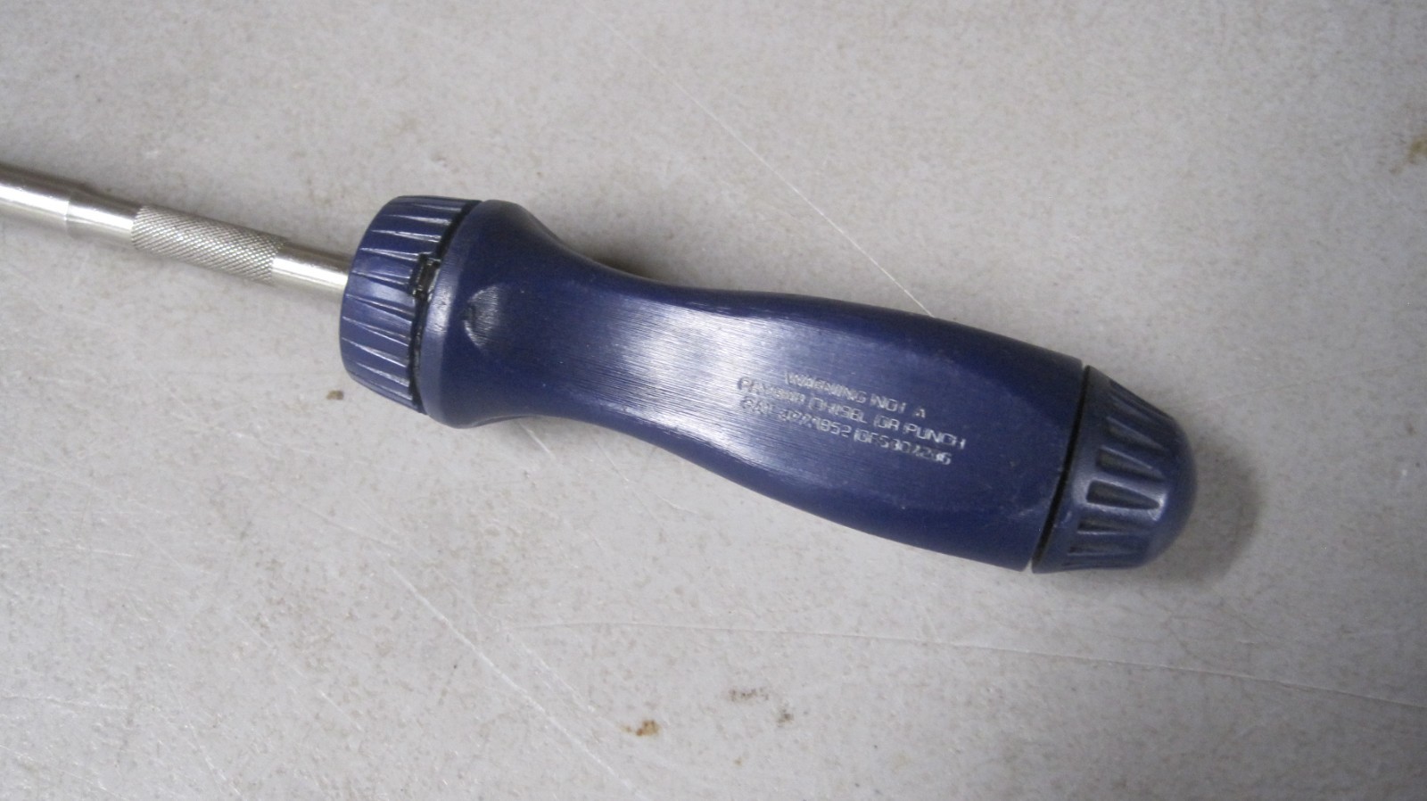 VINTAGE SNAP-ON RATCHETING SCREWDRIVER DALE EARNHARDT # SSDMR4B DARK BLUE