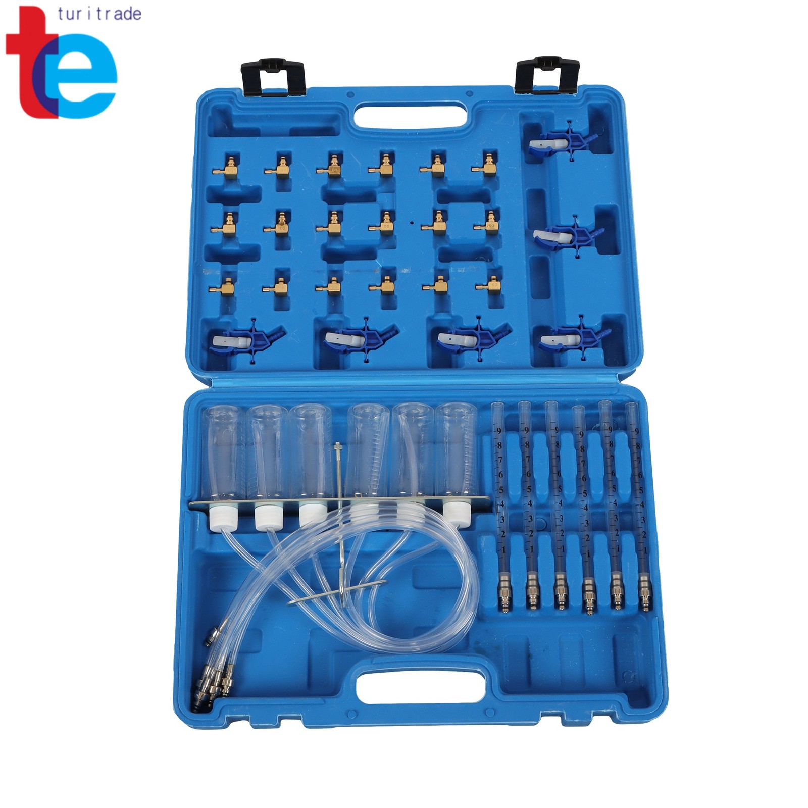 Diesel Injector Flow Diagnostic Cylinder Common Rail Adaptor Test Tool Kit