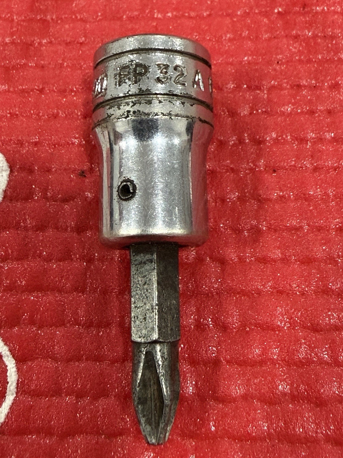 Snap On 3/8” Drive 3/8” Philips Chrome Socket Driver FP32A, USA Made