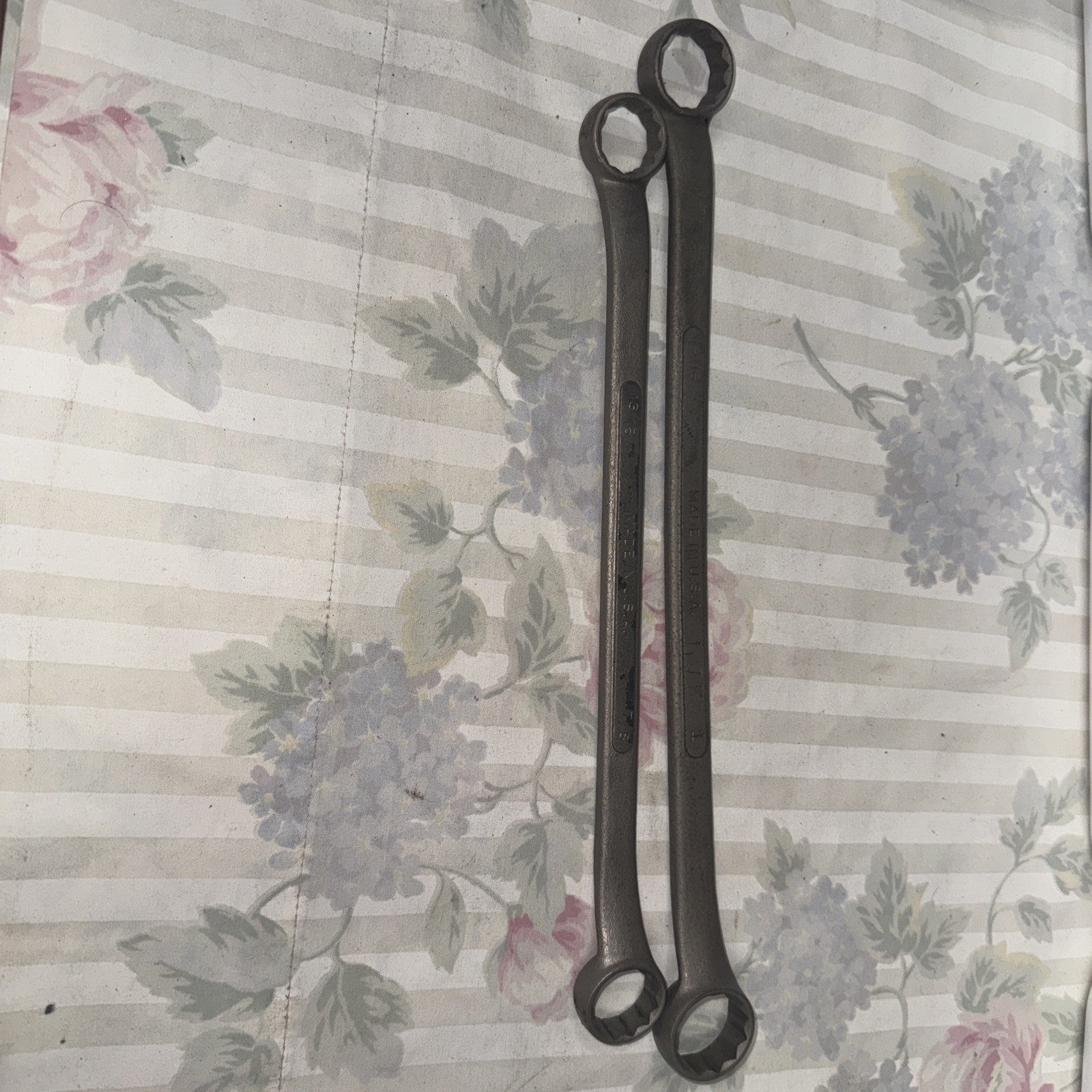 Vintage Artisan Box End Wrench’s #5&6. 15/16-1” And 13/16-7/8.