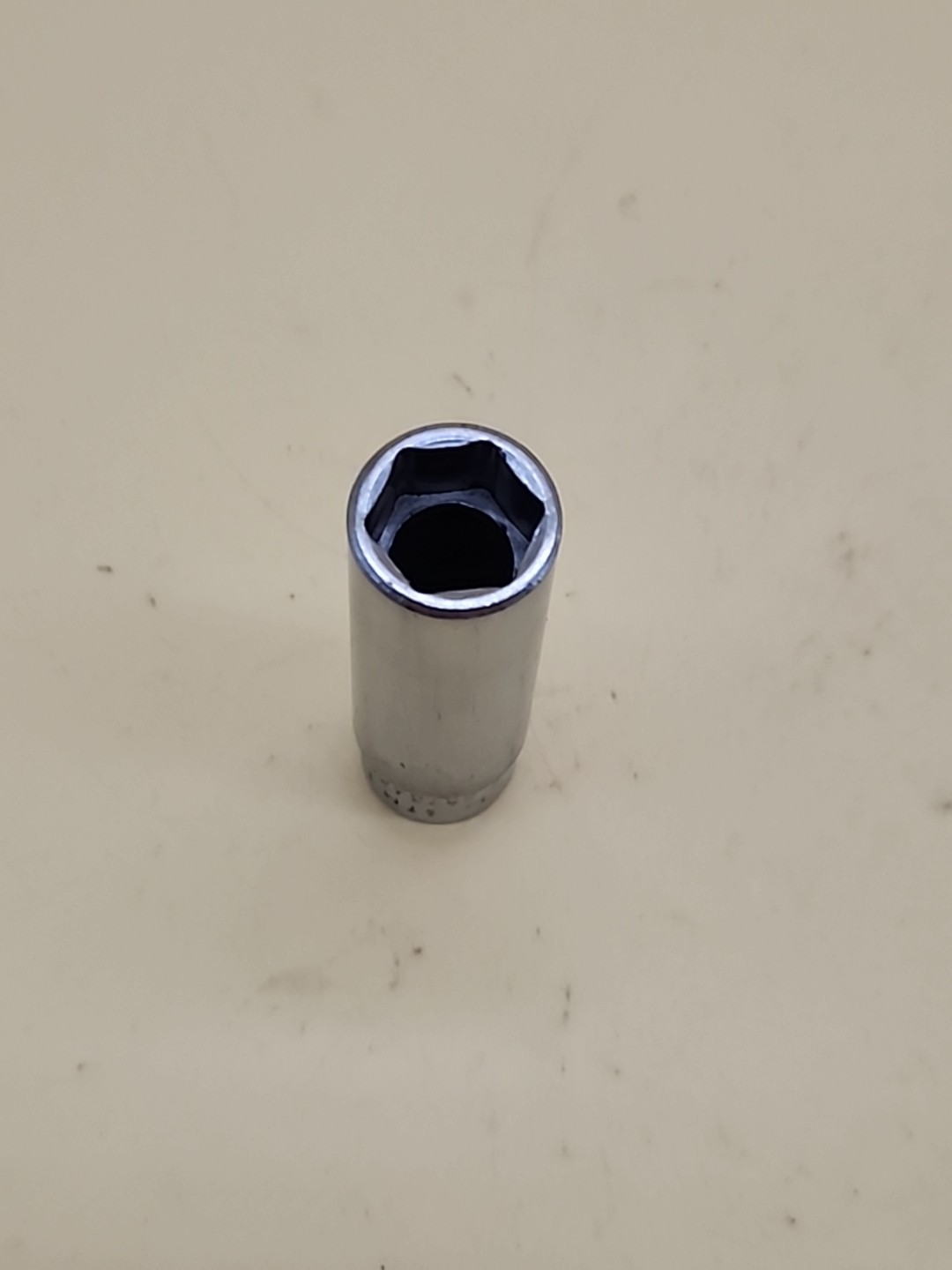 Snap-on Tools STM14 1/4 Dr 6Pt SAE 7/16 Flank Dr Deep Chrome Socket USA