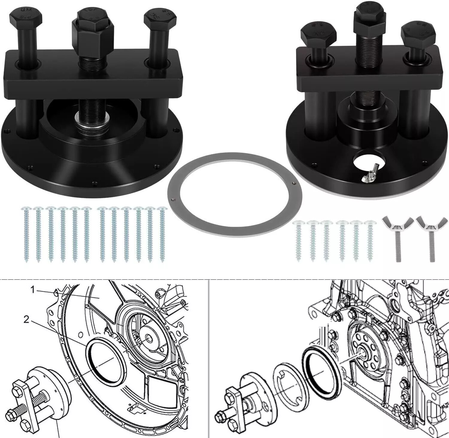 Front & Rear Crankshaft Seal Remover/Installer Tool for Detroit Diesel DD13 DD15