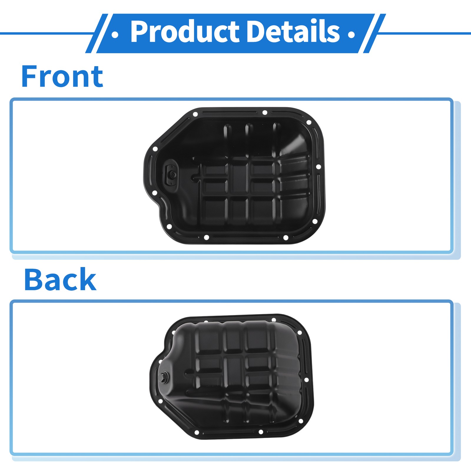 Engine Oil Cup for Nissan Maxima 08-18 V6 3.5L Aluminum Alloy Black