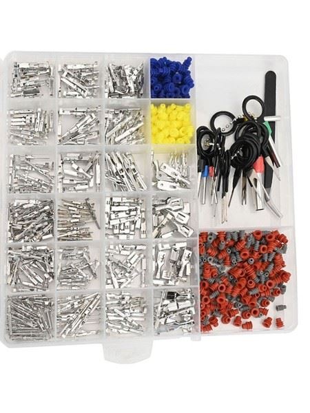 Pin Connector Wire Terminal Kit 660 Pieces with Multiple Sizes for Flexibility