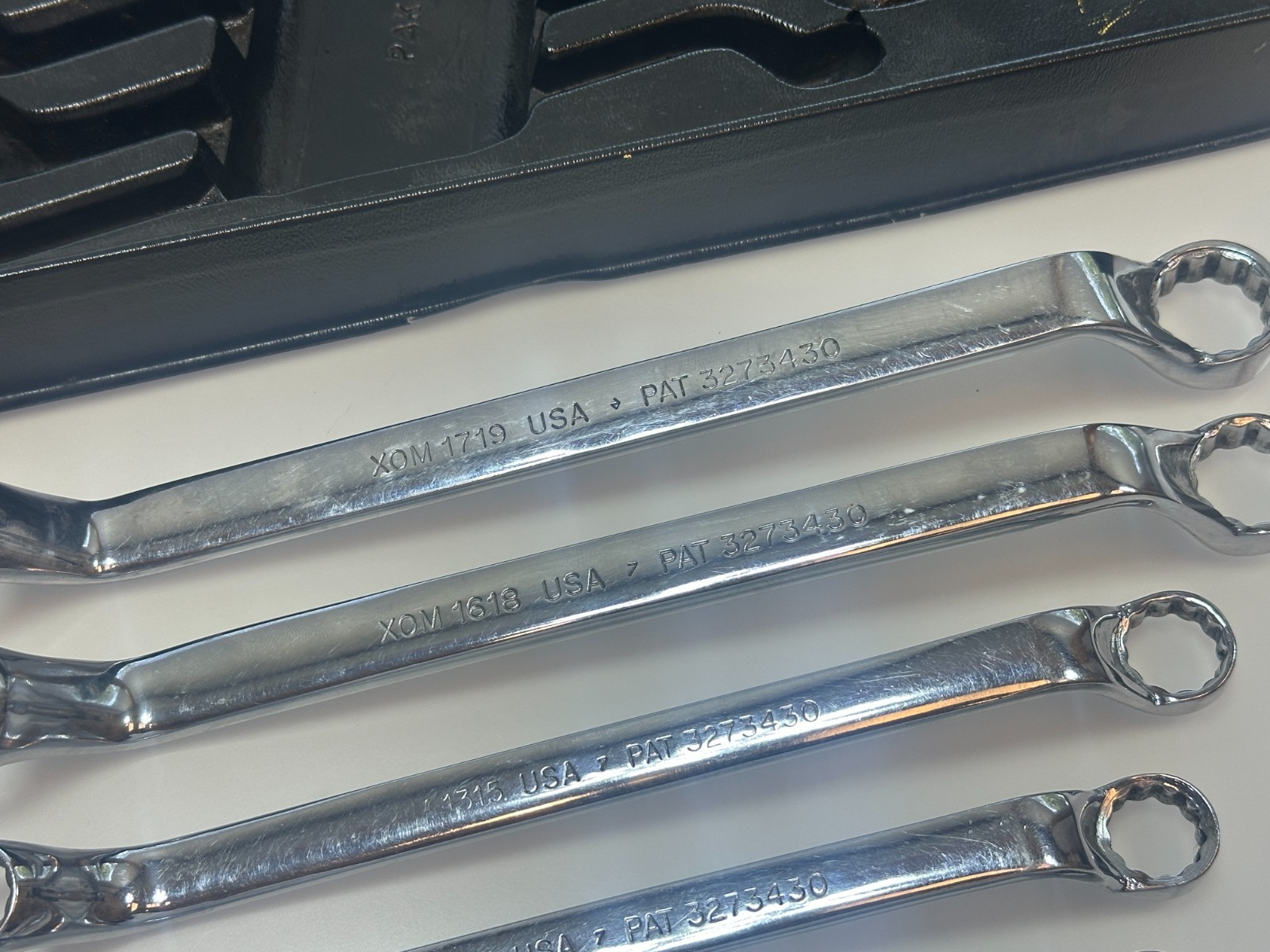 🇺🇸 Snap-on Tools 5pc Metric 60° Deep Offset Double Box End Wrench Set, XOM605