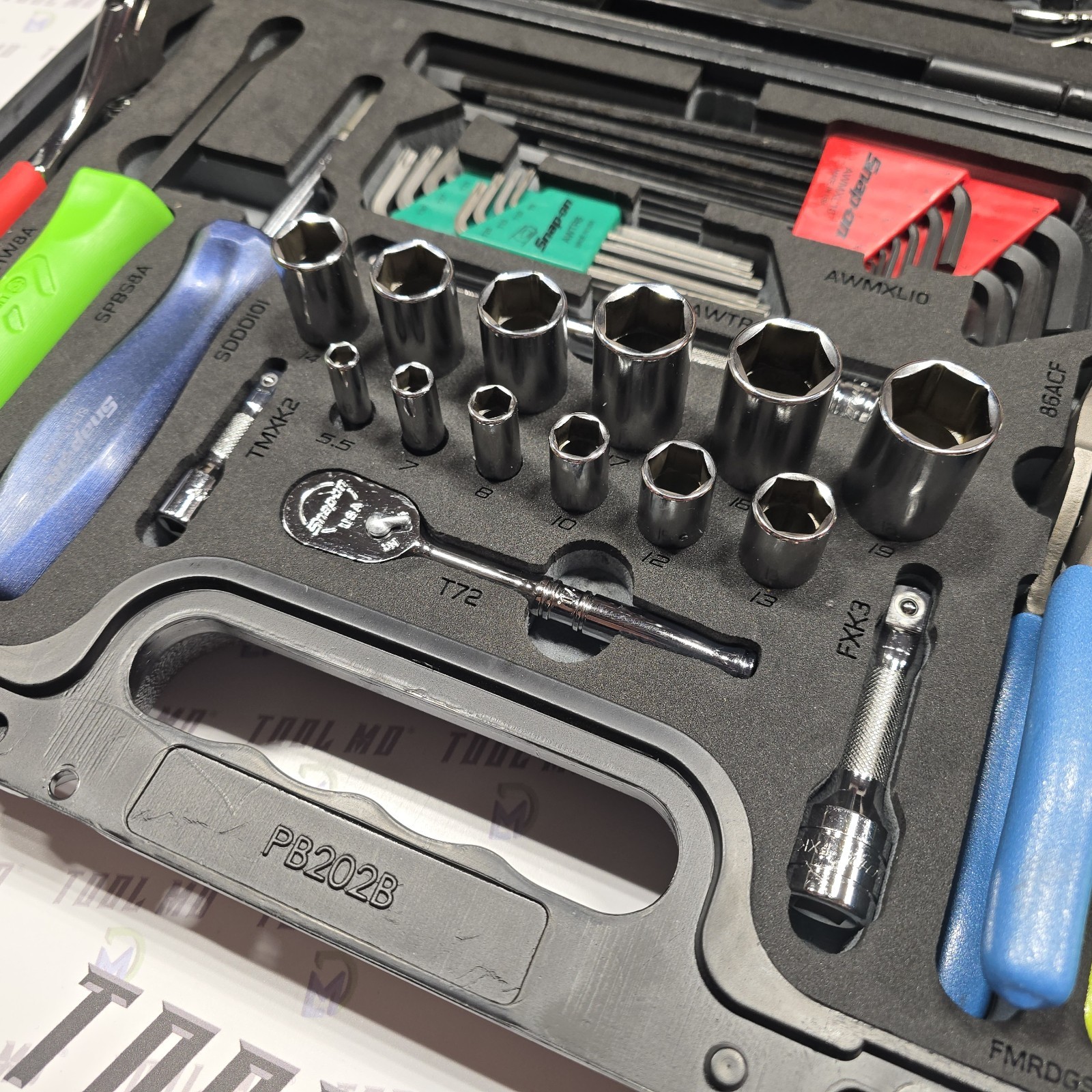 Snap-on Tools USA NEW 43pc Metric Combination General Service Set 243RDGSSFAC